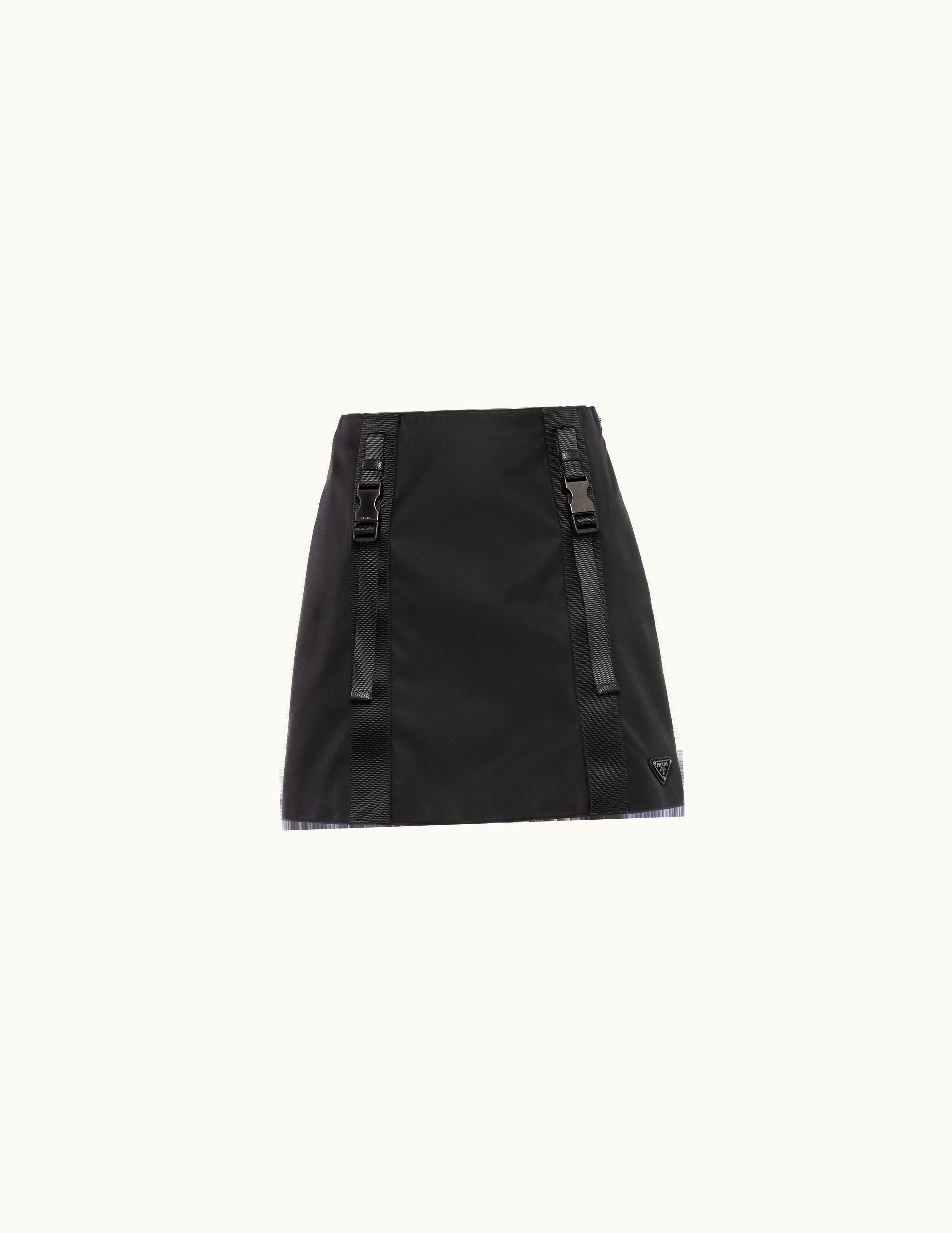 Prada Prada Re-Nylon Gabardine Miniskirt