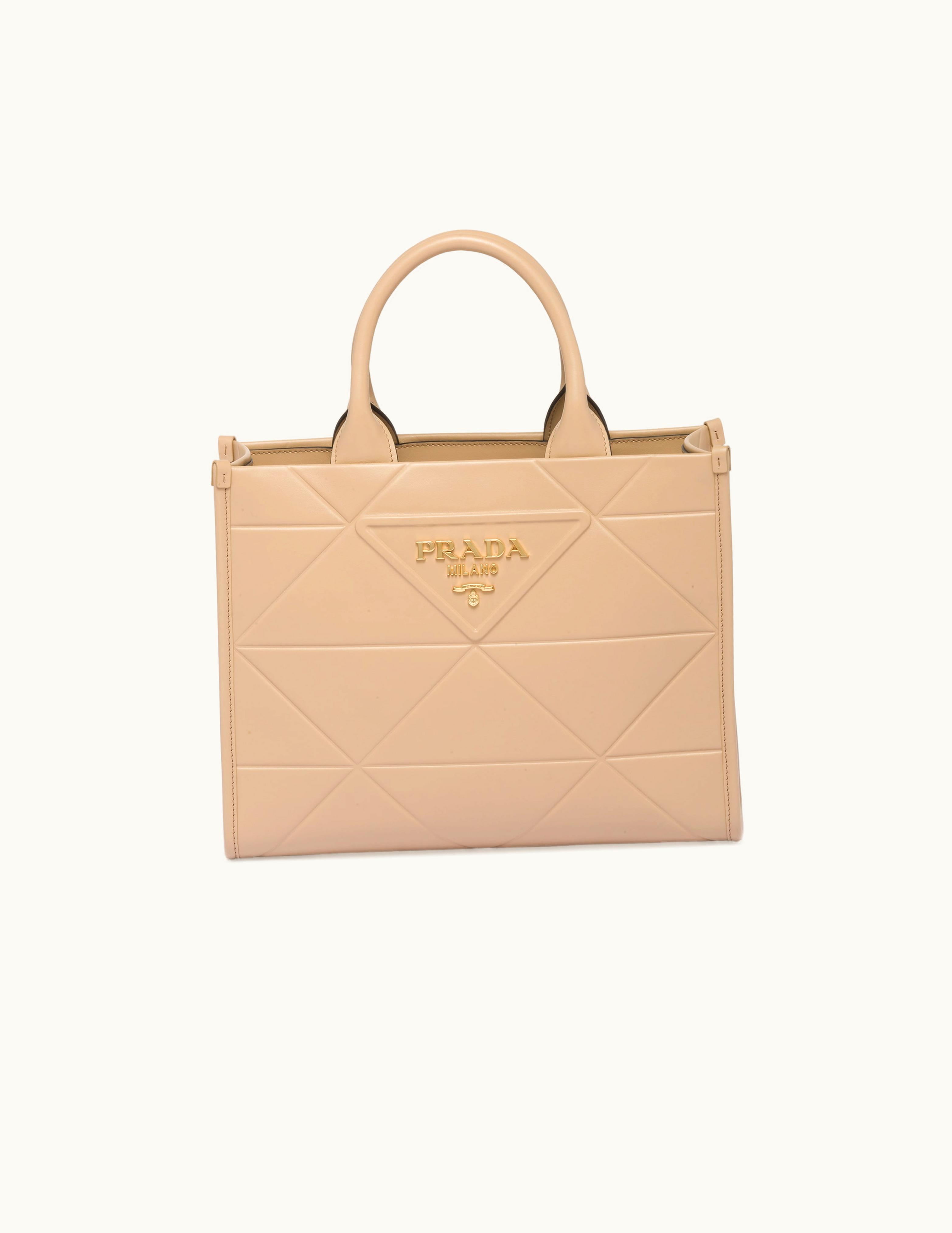 Prada Prada Small Leather Prada Symbole Bag With Topstitching UZ0155772