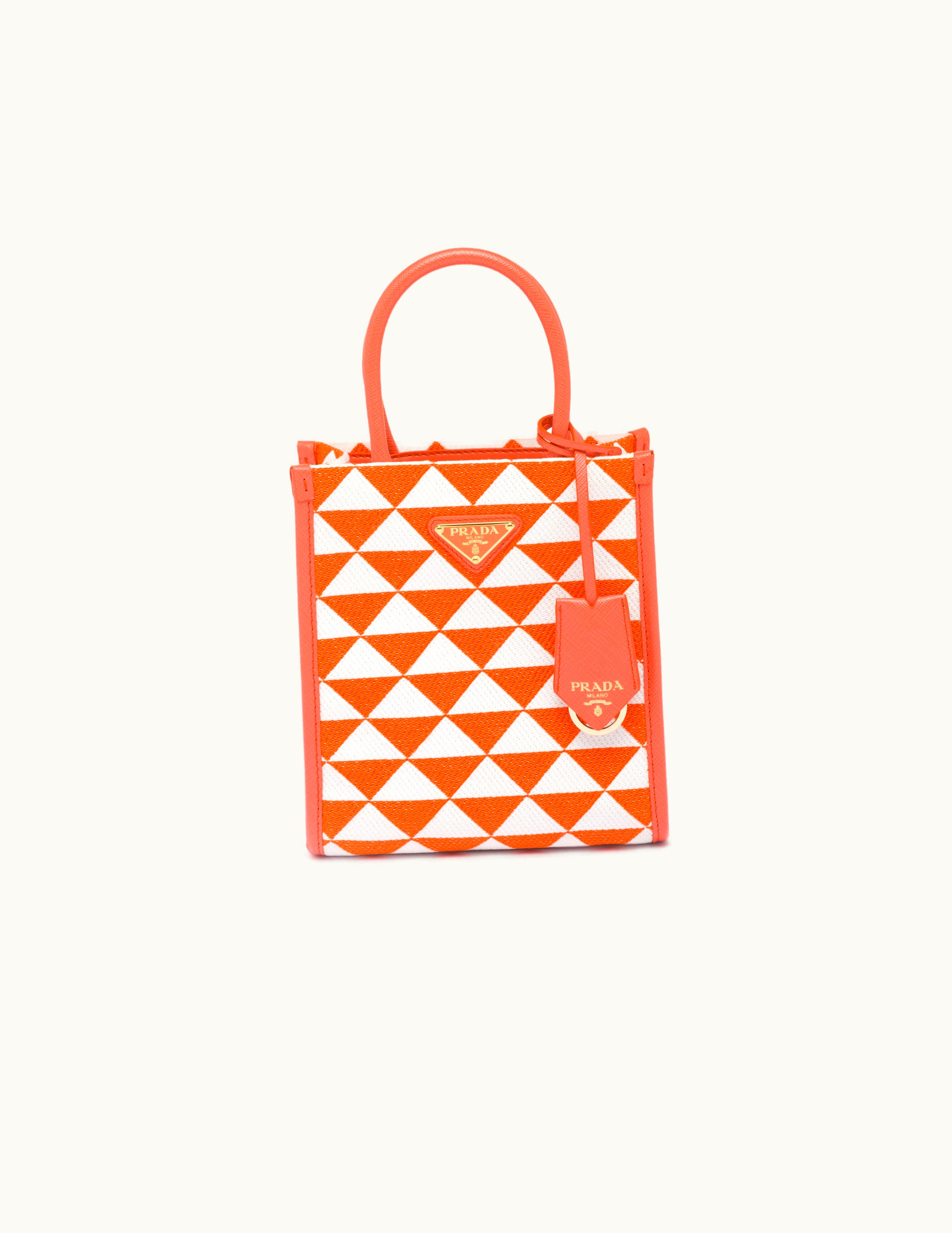 Prada Prada Symbole Embroidered Fabric Mini Bag UZ0155777