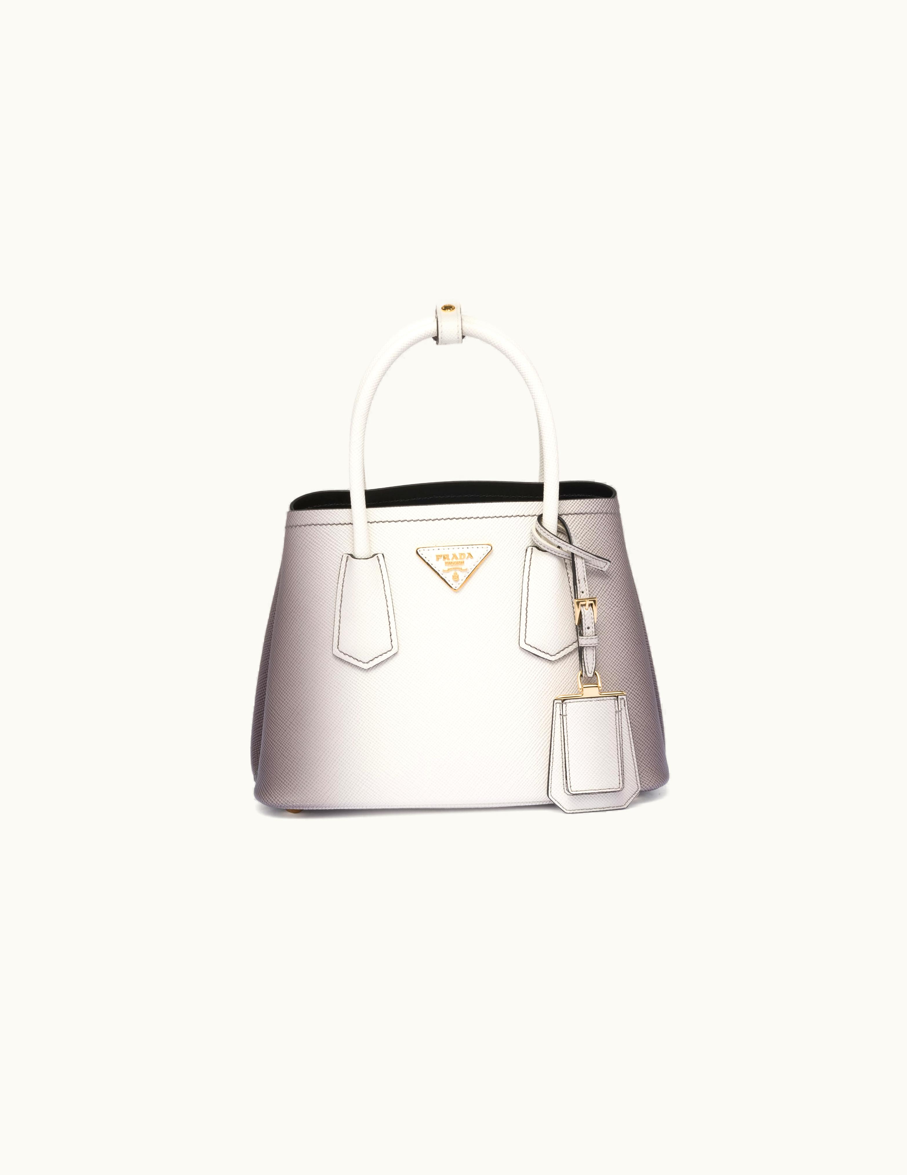 Prada Prada Double Saffiano Leather Mini-Bag