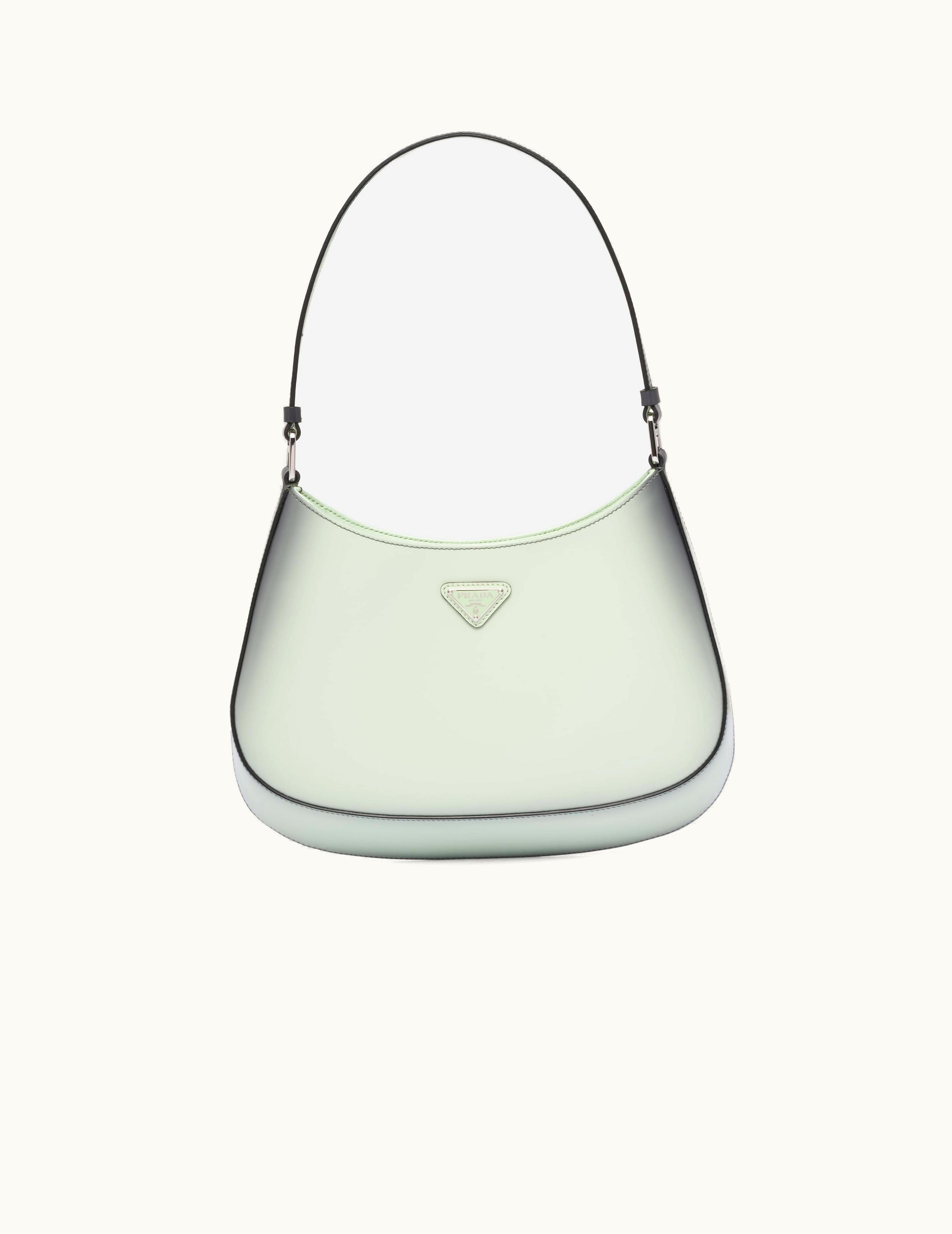 Prada Prada Cleo Brushed Leather Shoulder Bag UZ0155786