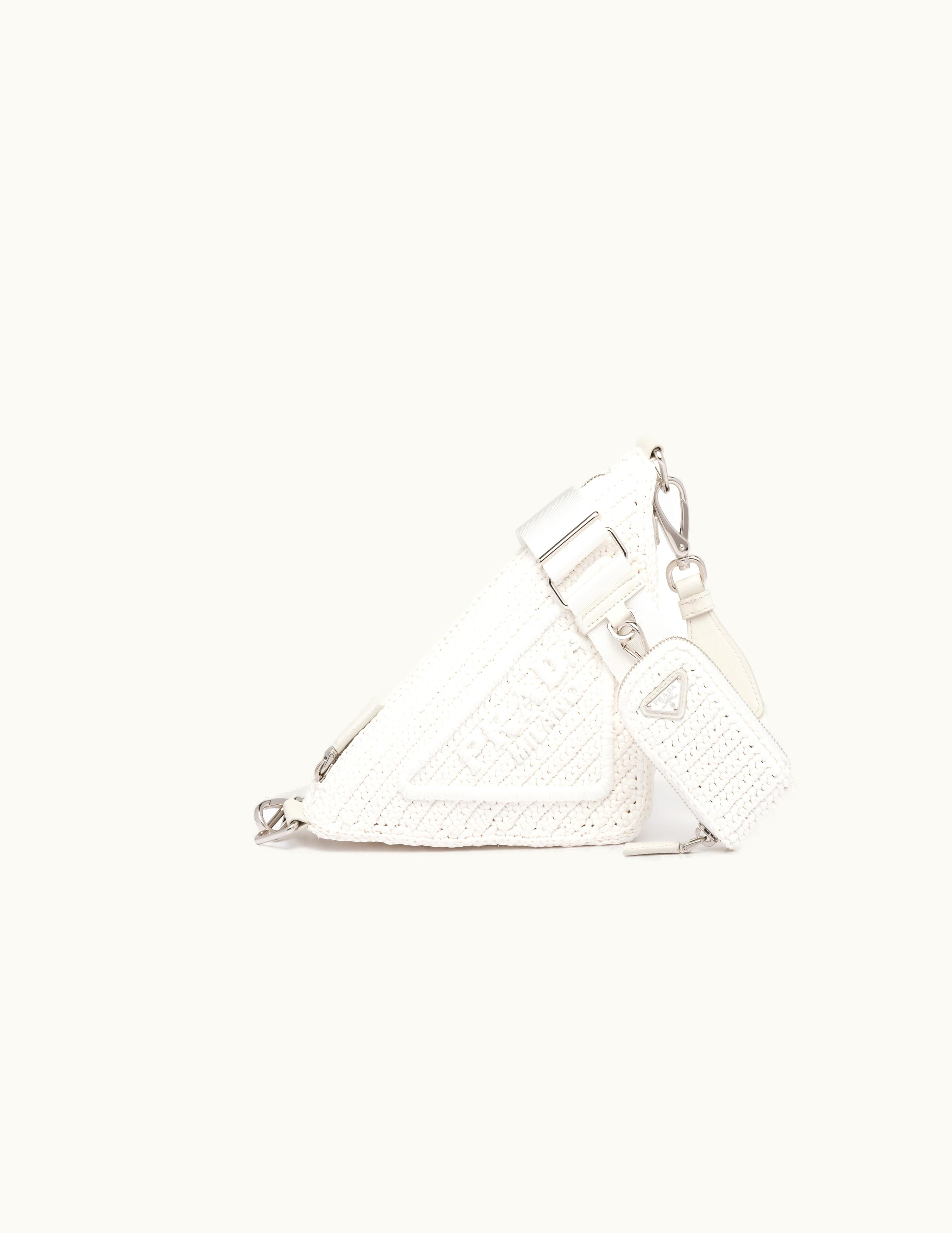 Prada Prada Raffia Prada Triangle Bag UZ0155850