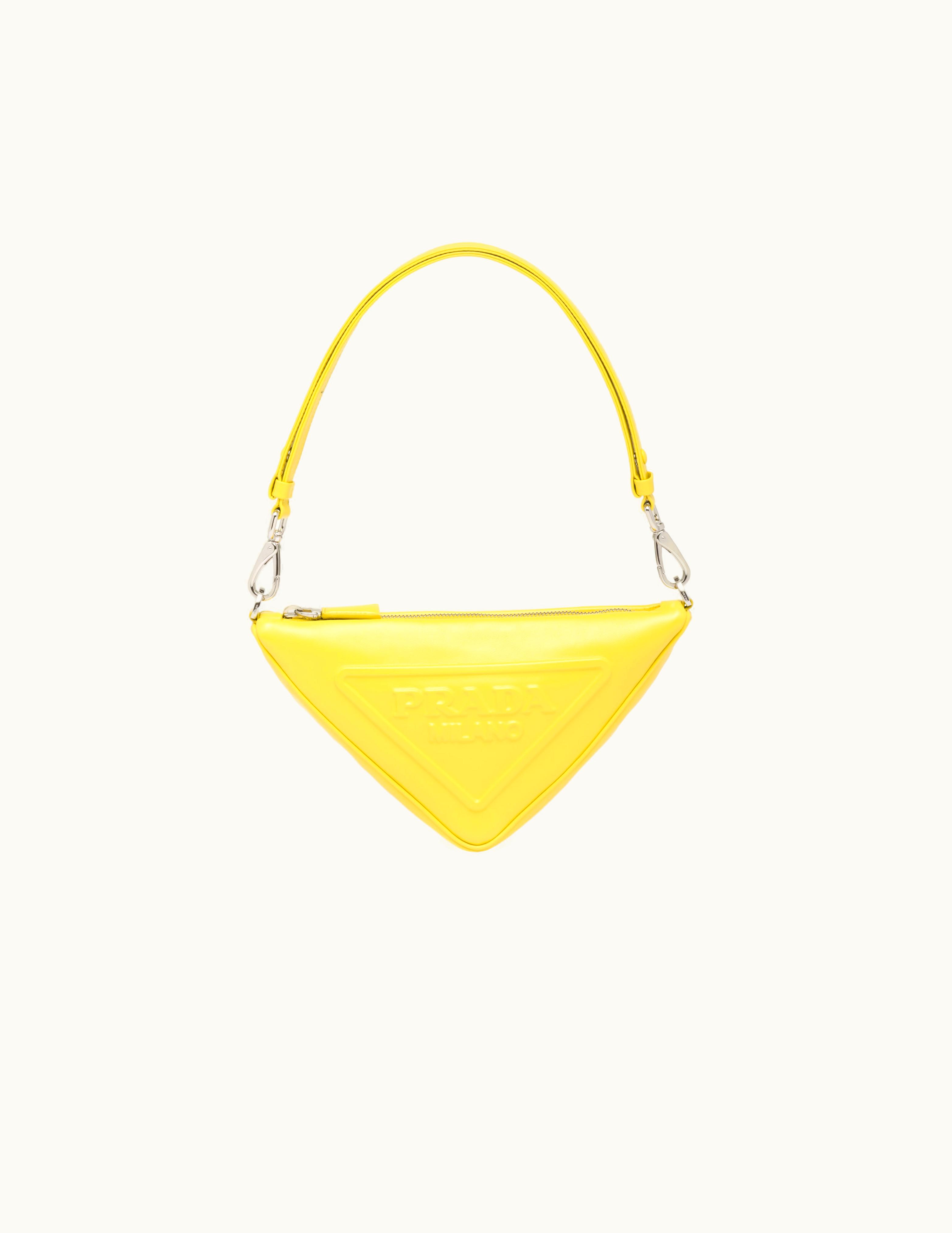 Prada Prada Triangle Leather Mini-Bag