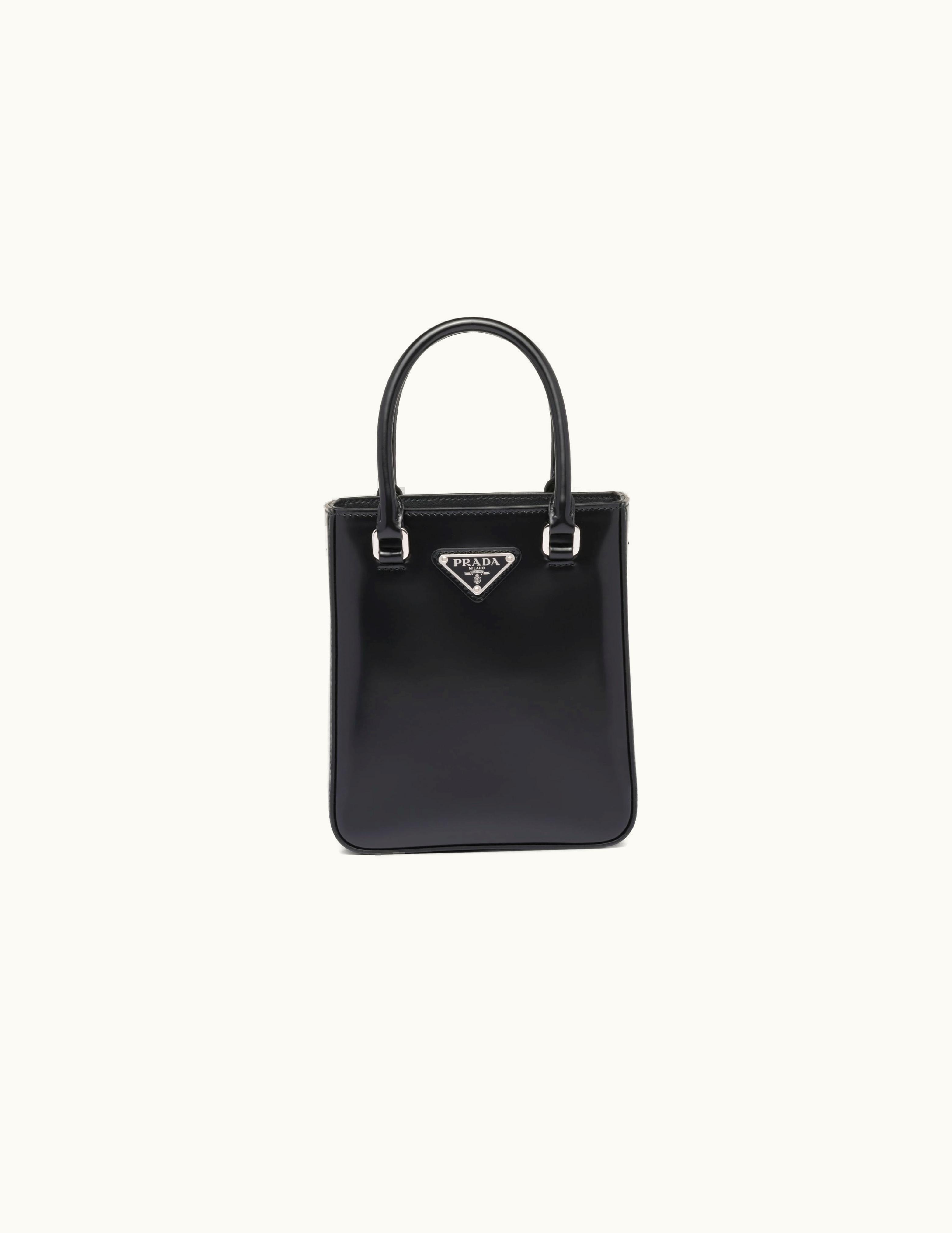 Prada Prada Small Brushed Leather Tote UZ0155889