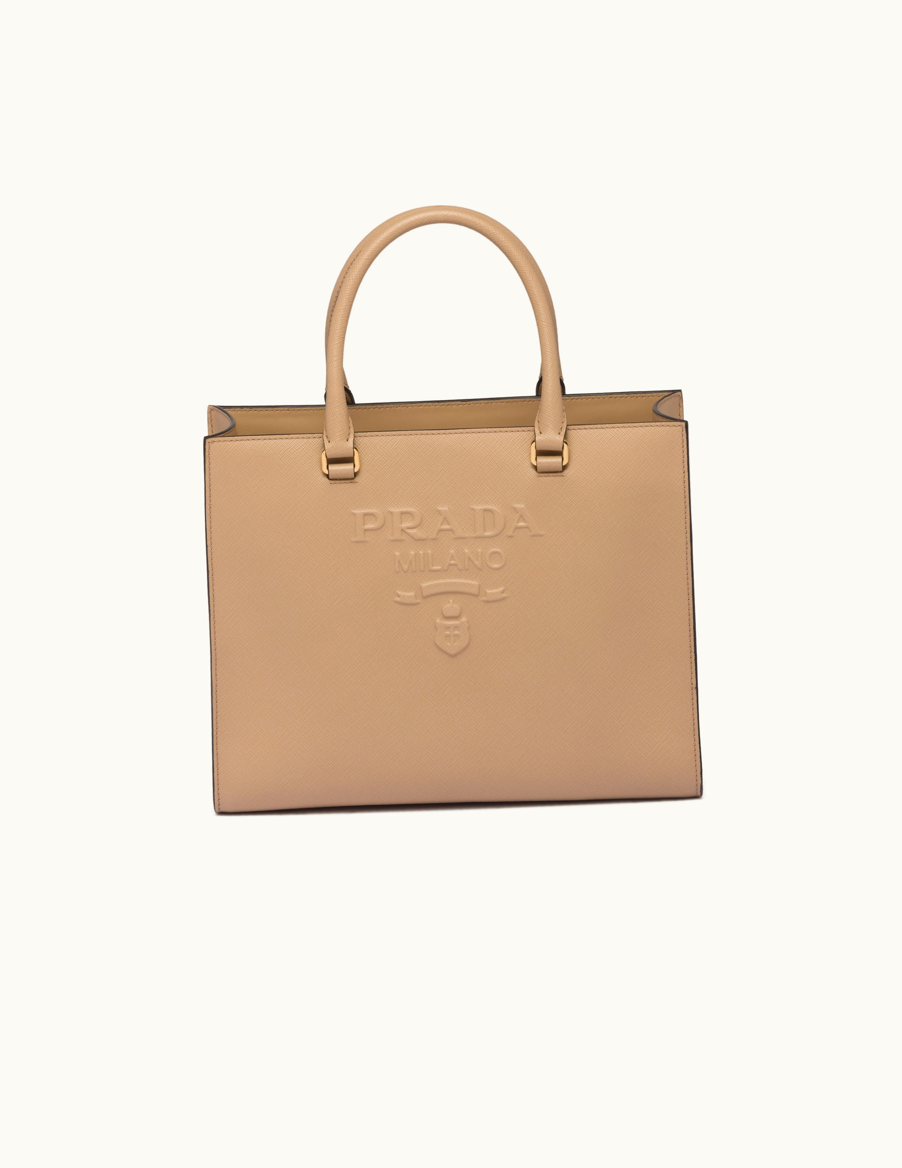 Prada Prada Medium Saffiano Leather Handbag