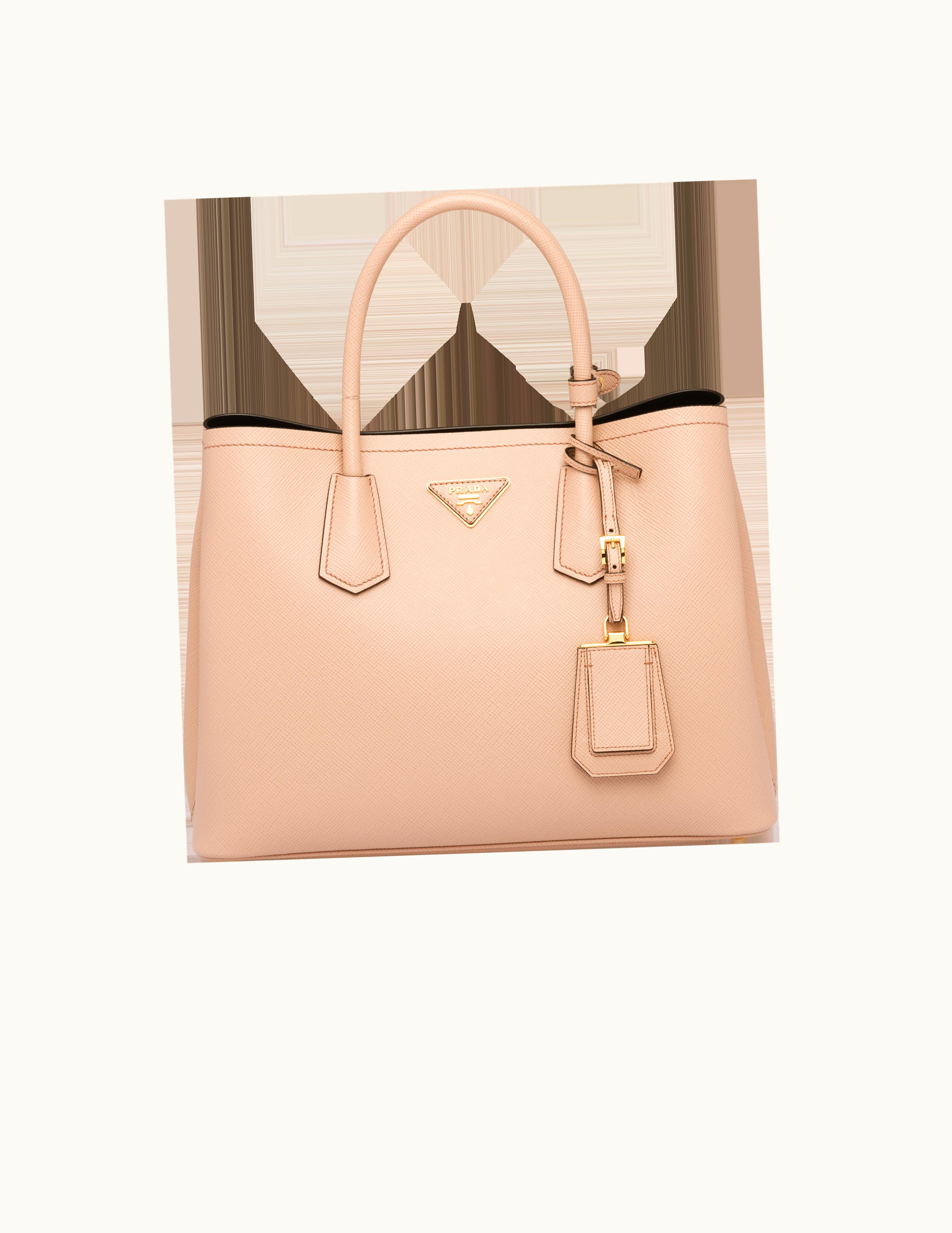 Prada Prada Medium Saffiano Leather Double Prada Bag UZ0155904