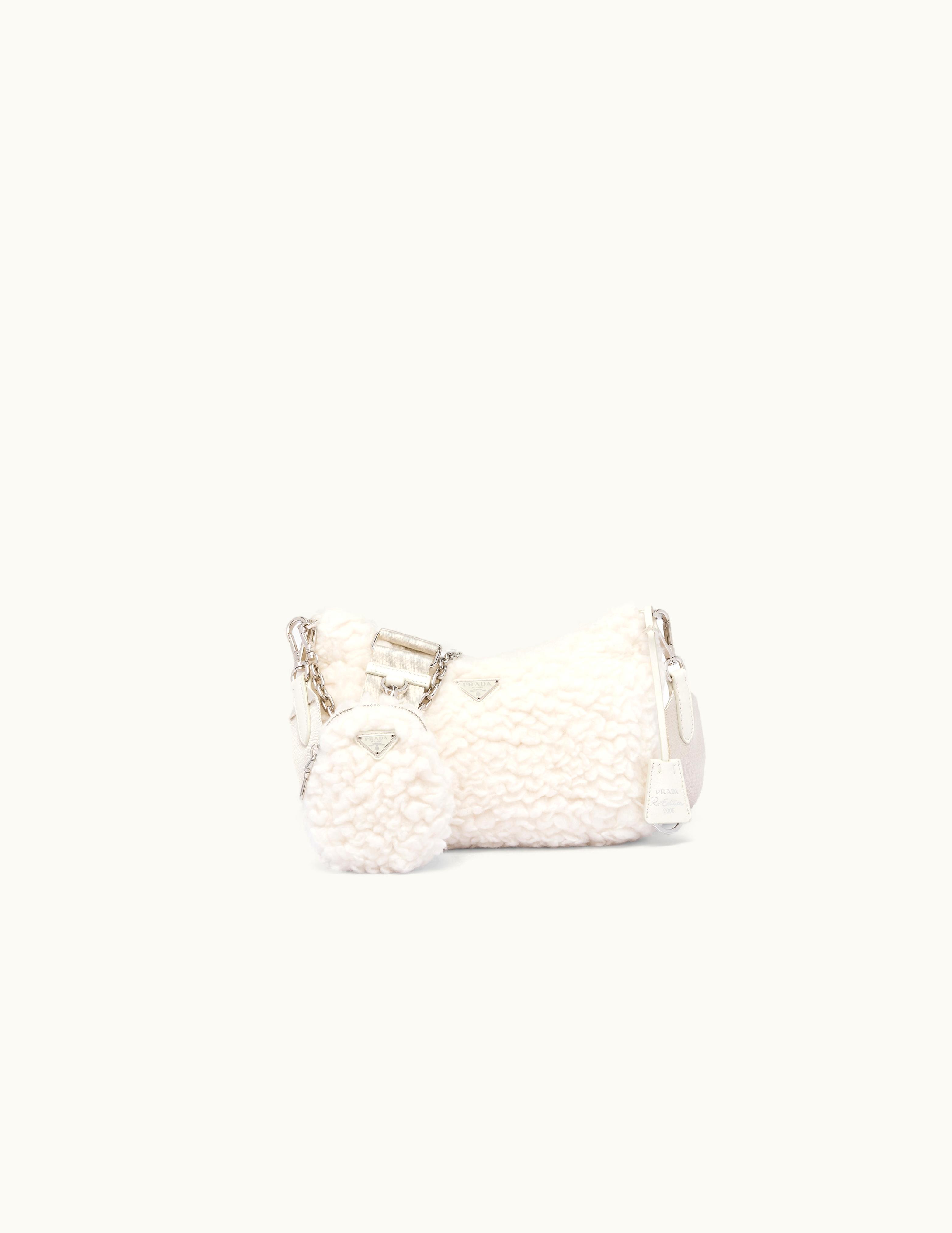 Prada Prada Re-Edition 2005 Wool And Cashmere Mini-Bag