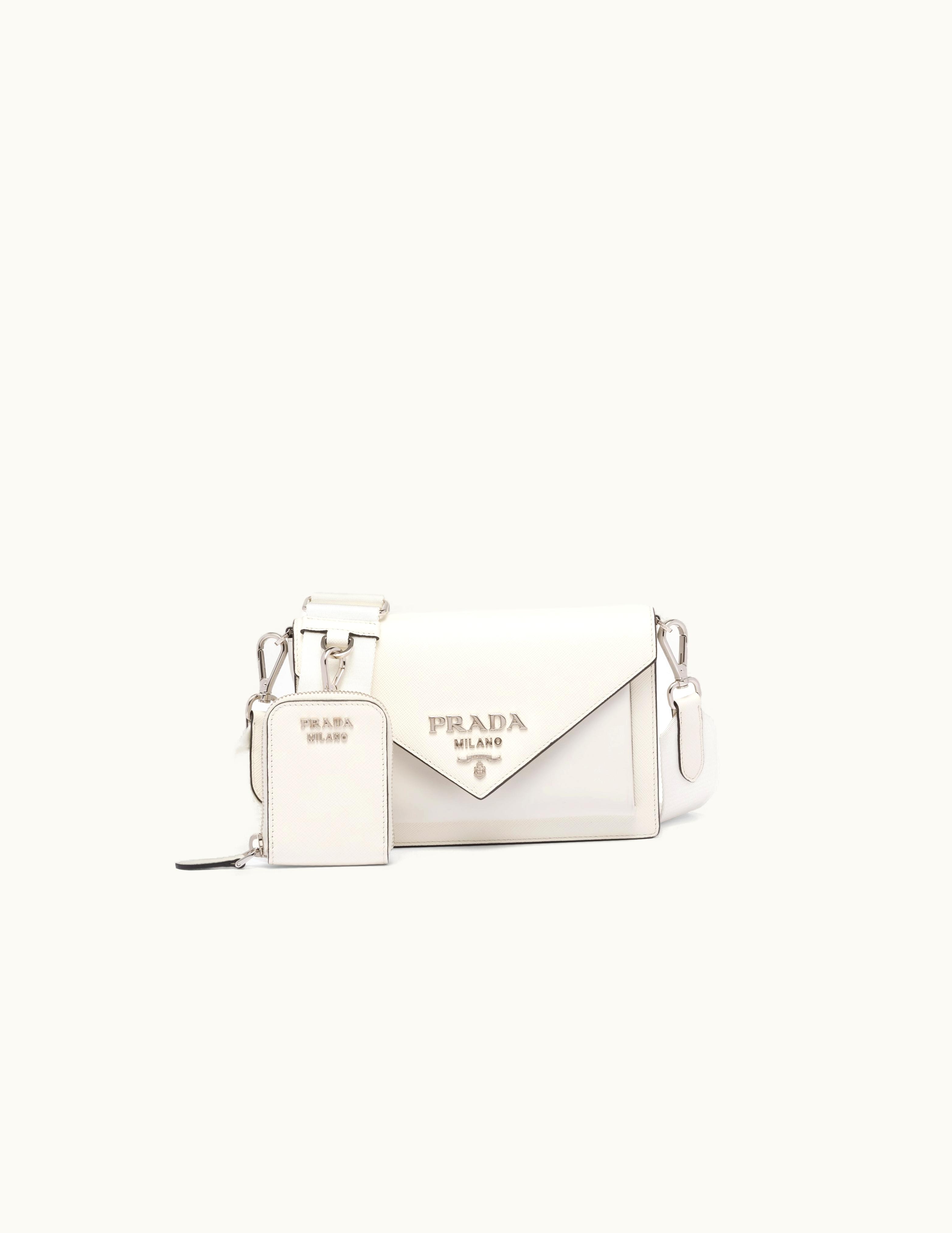 Prada Prada Saffiano Leather Mini Envelope Bag