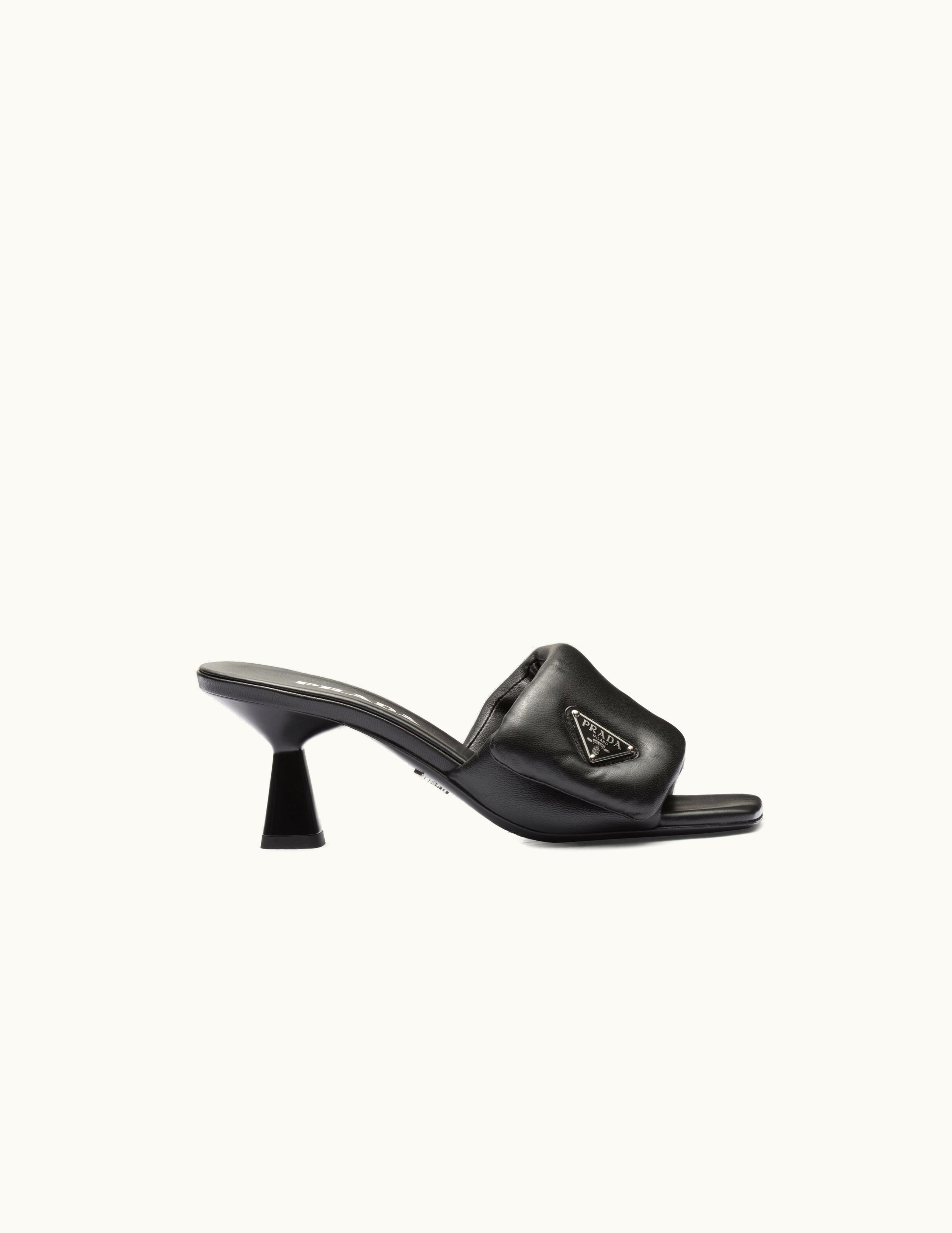 Prada Prada Soft Padded Nappa Sandals UZ0155918