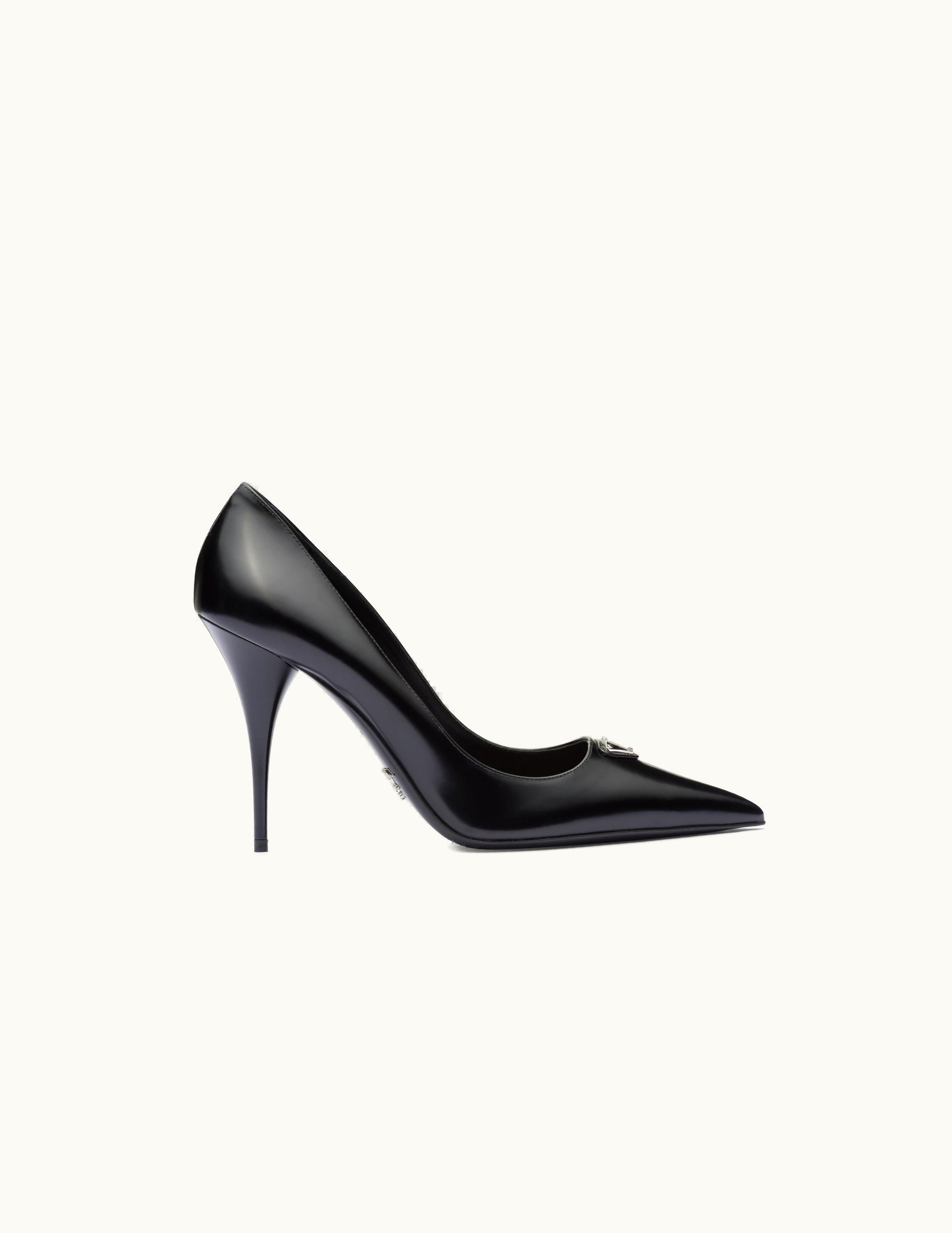 Prada Prada Brushed Leather Pumps UZ0155947