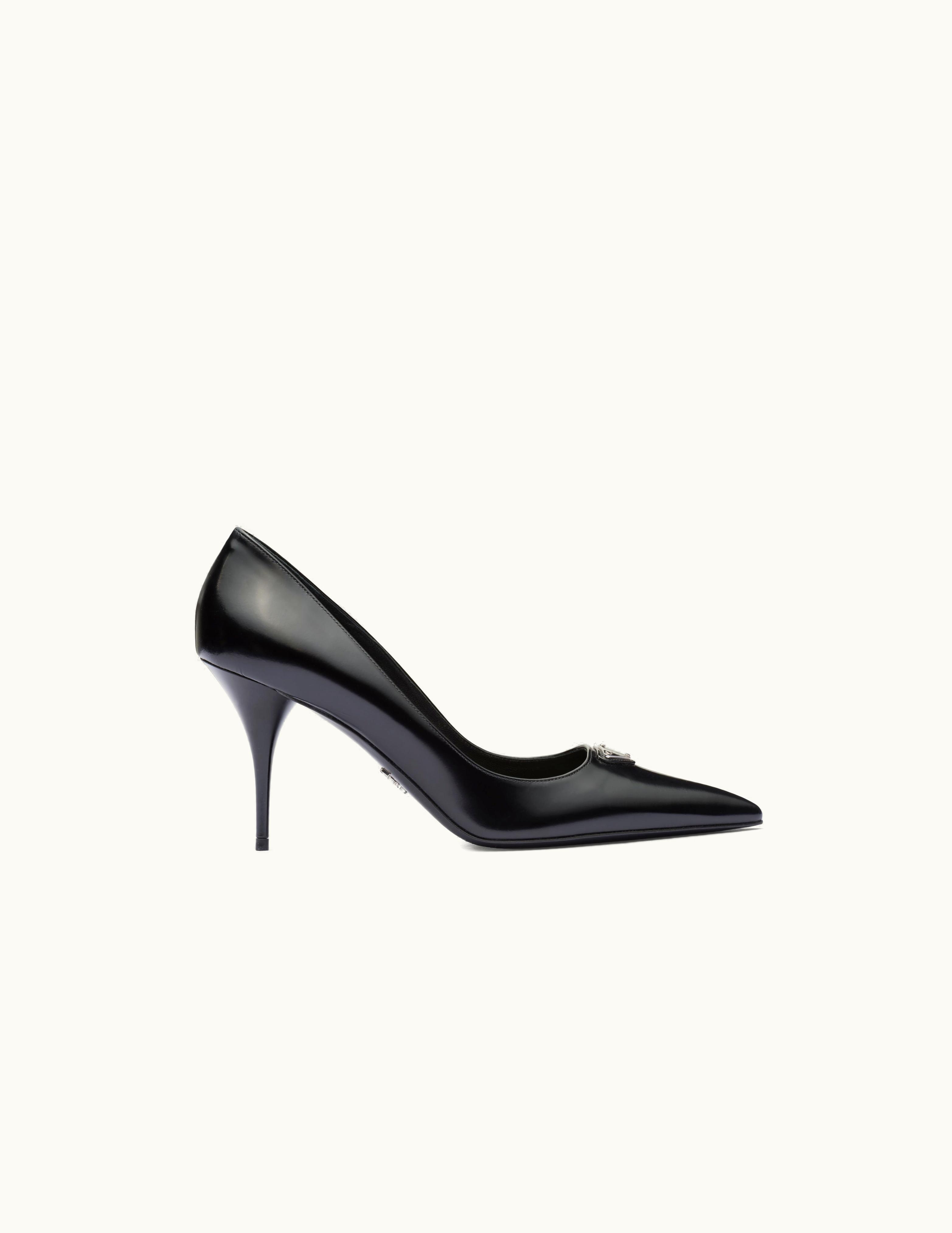 Prada Prada Brushed Leather Pumps UZ0155949