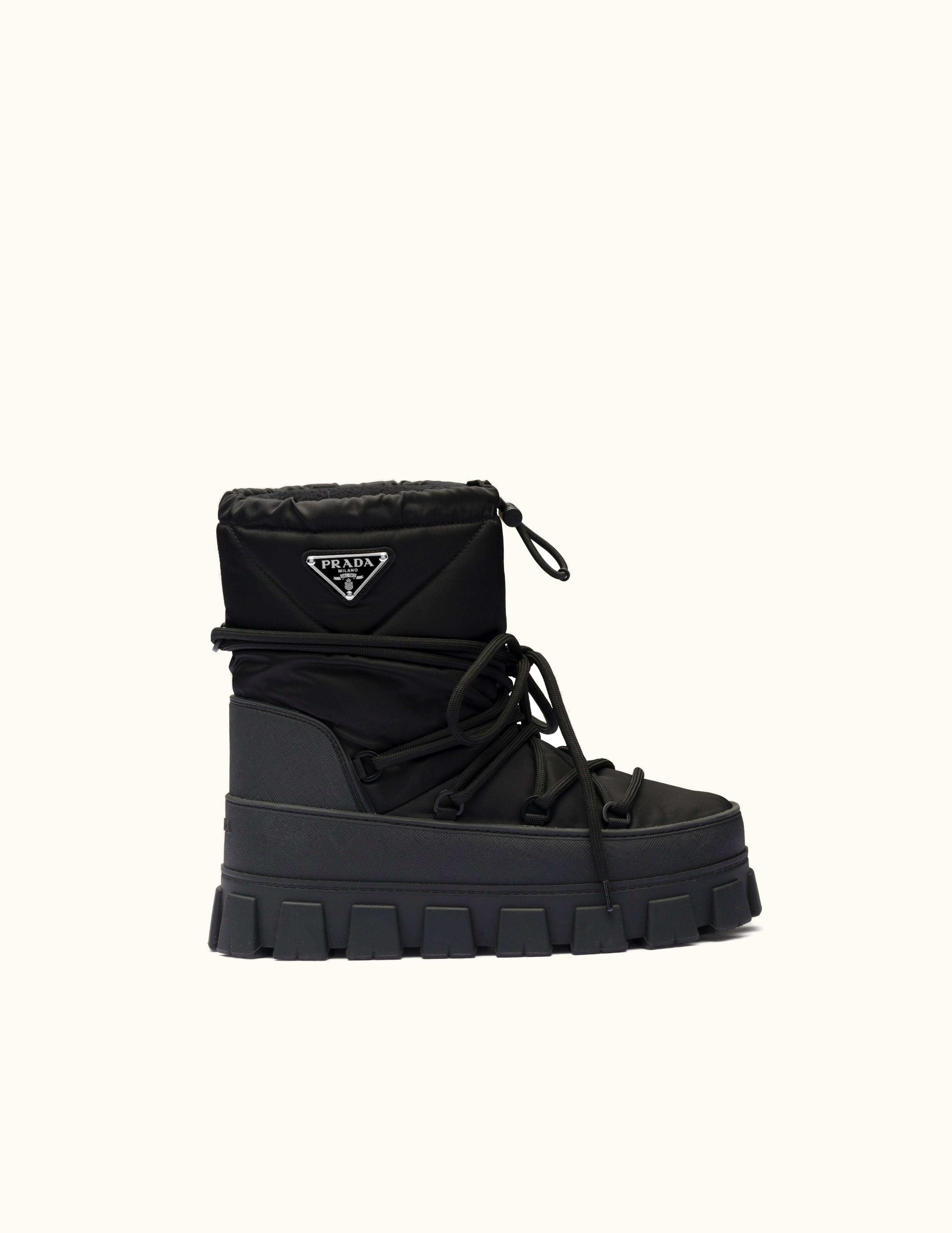 Prada Prada Nylon Gabardine Après-Ski Boots