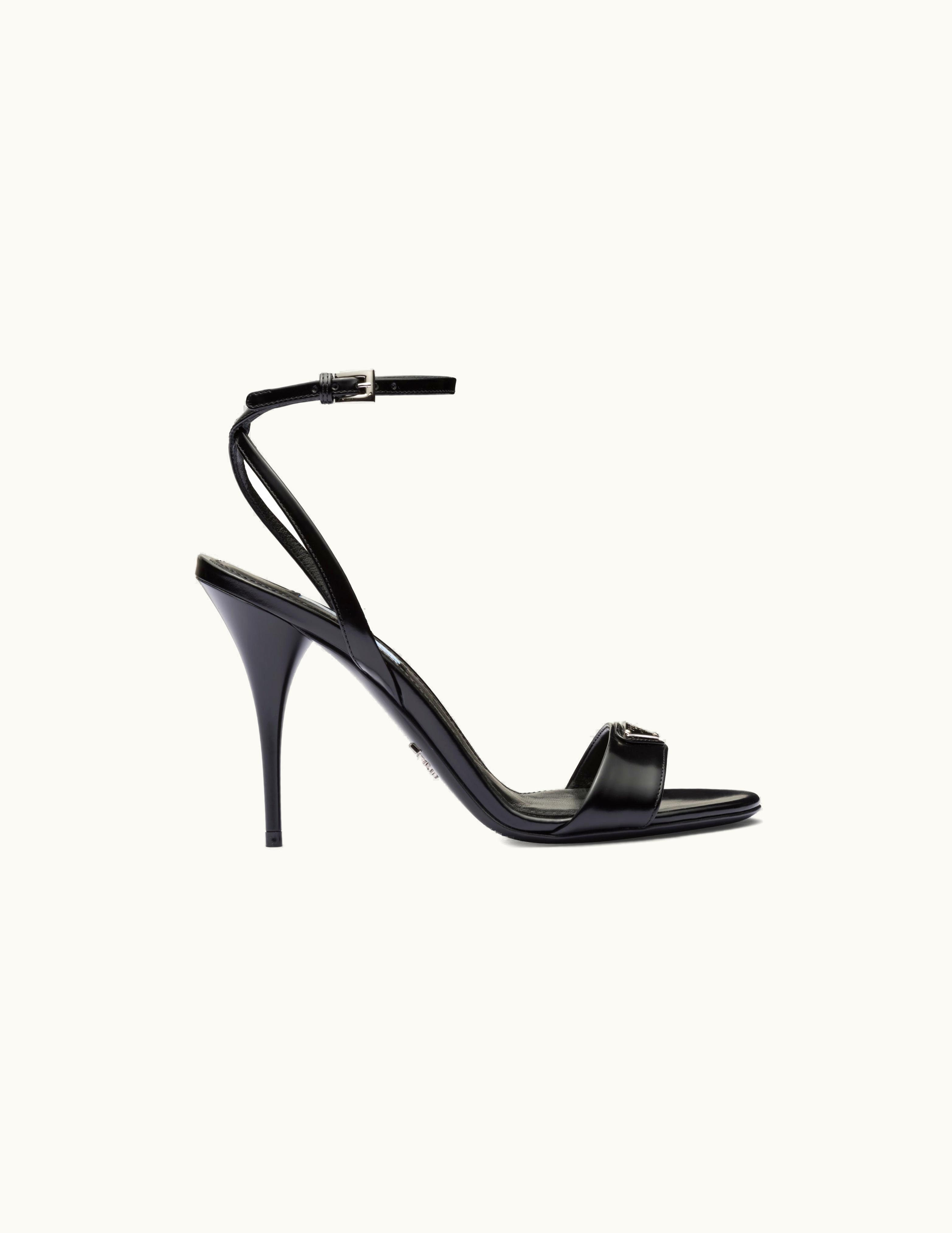 Prada Prada Brushed Leather Sandals UZ0155995