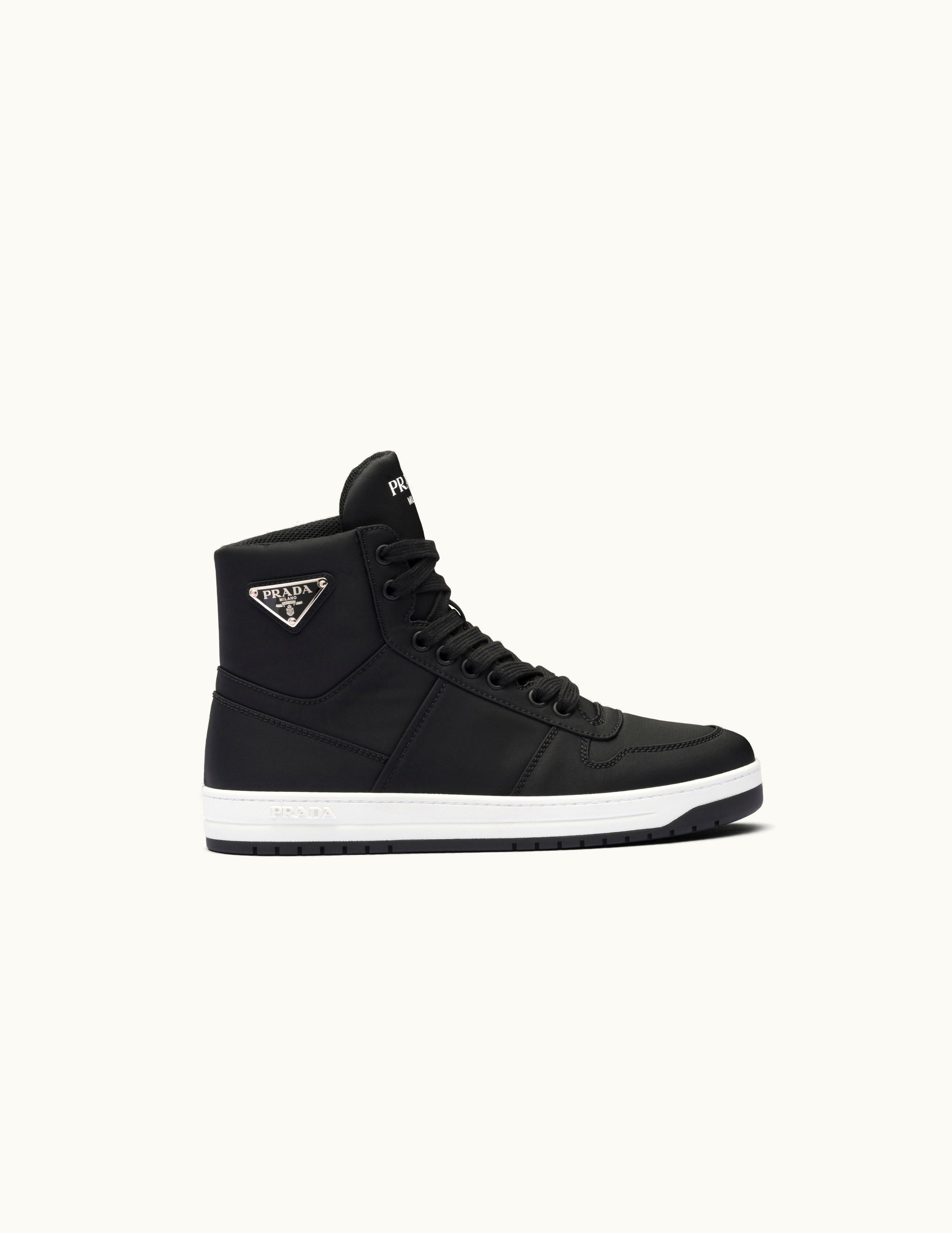 Prada Prada Re-Nylon Gabardine High-Top Sneakers UZ0156003