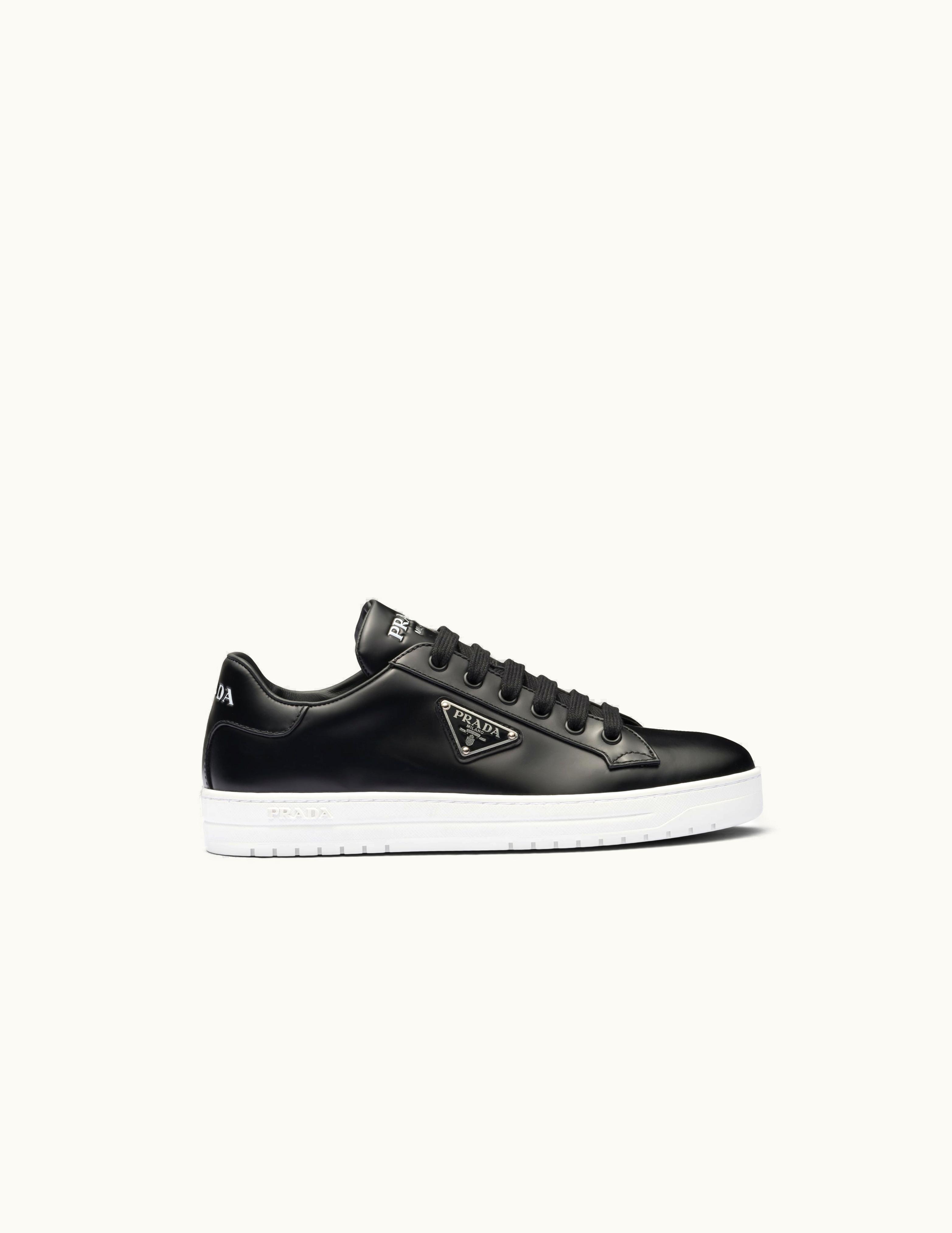 Prada Prada Downtown Brushed Leather Sneakers UZ0156013