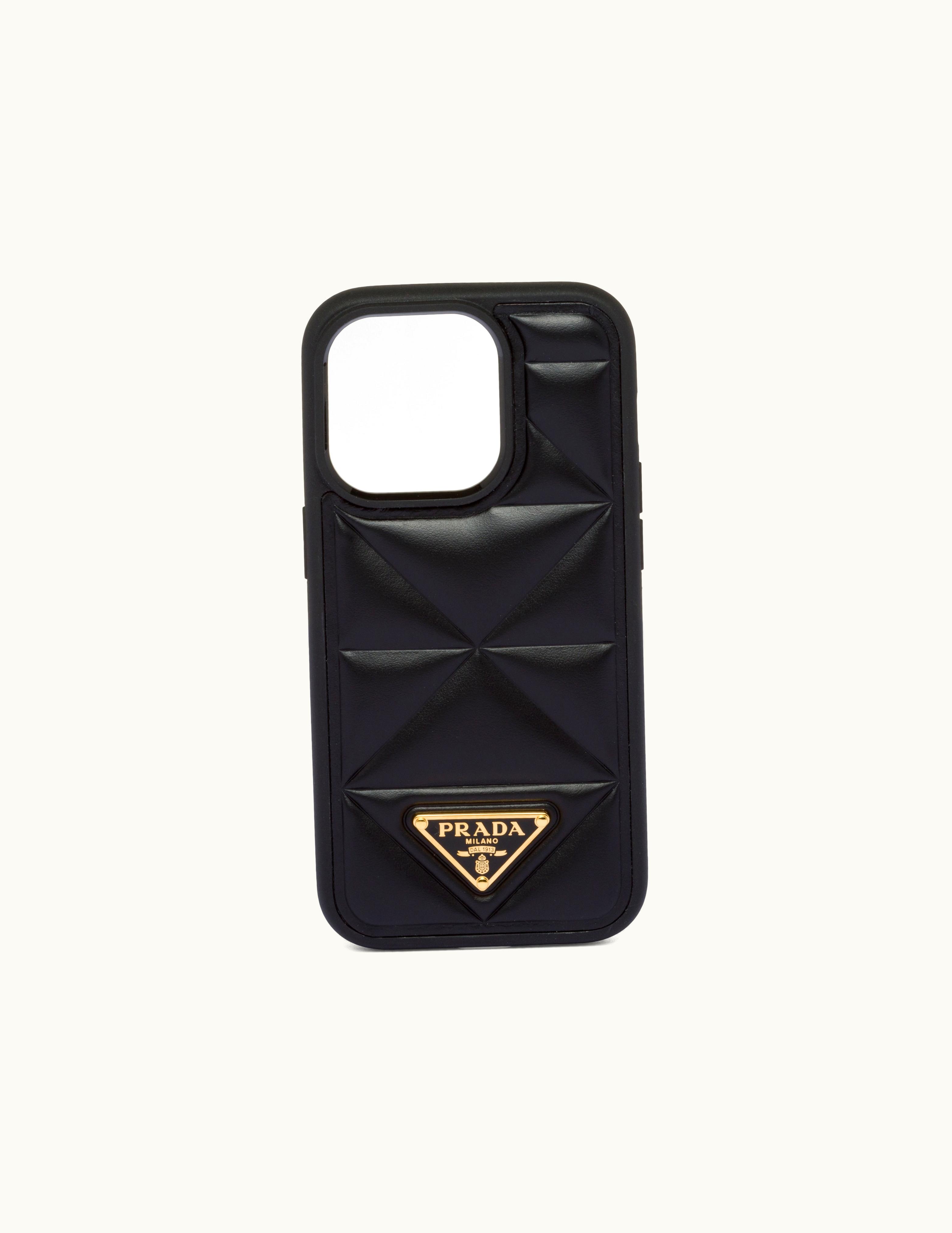 Prada Prada Leather Cover For Iphone 14 Pro