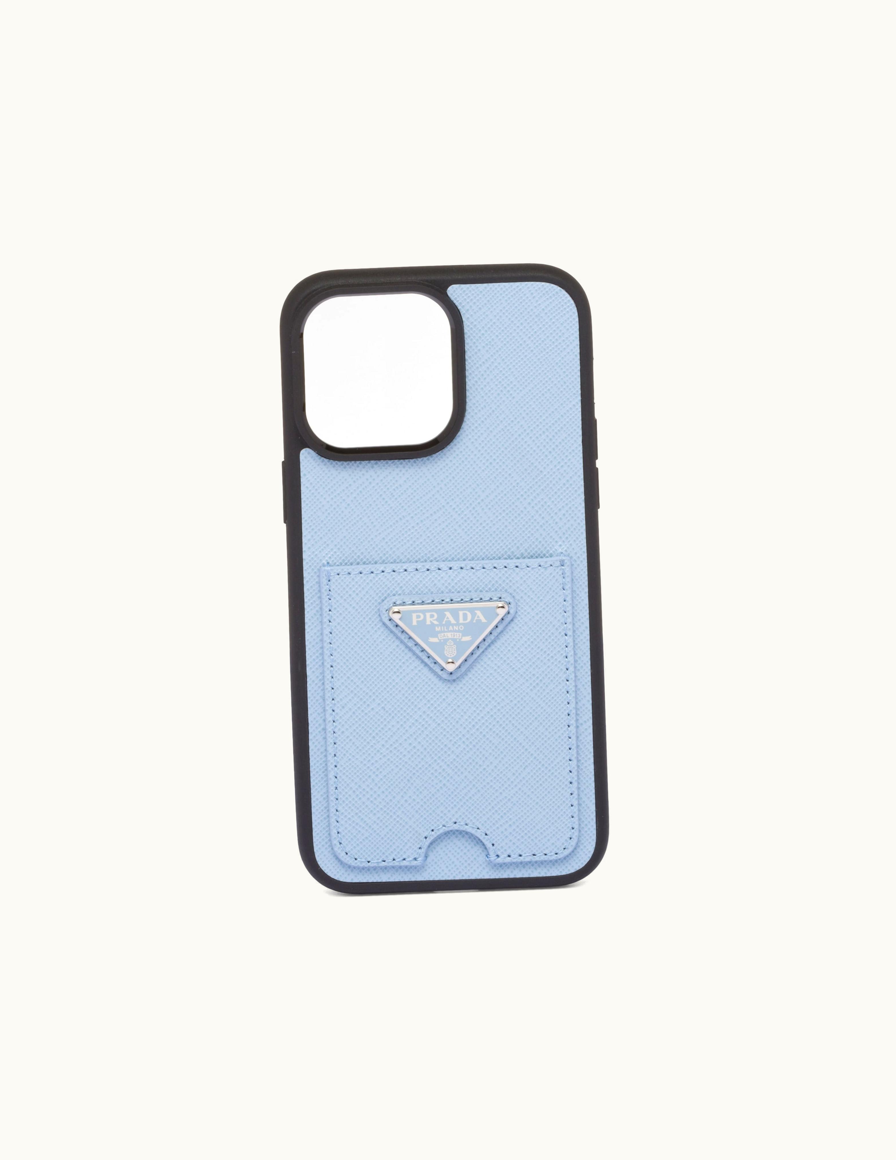 Prada Prada Saffiano Leather Cover For Iphone 14 Pro Max UZ0156142