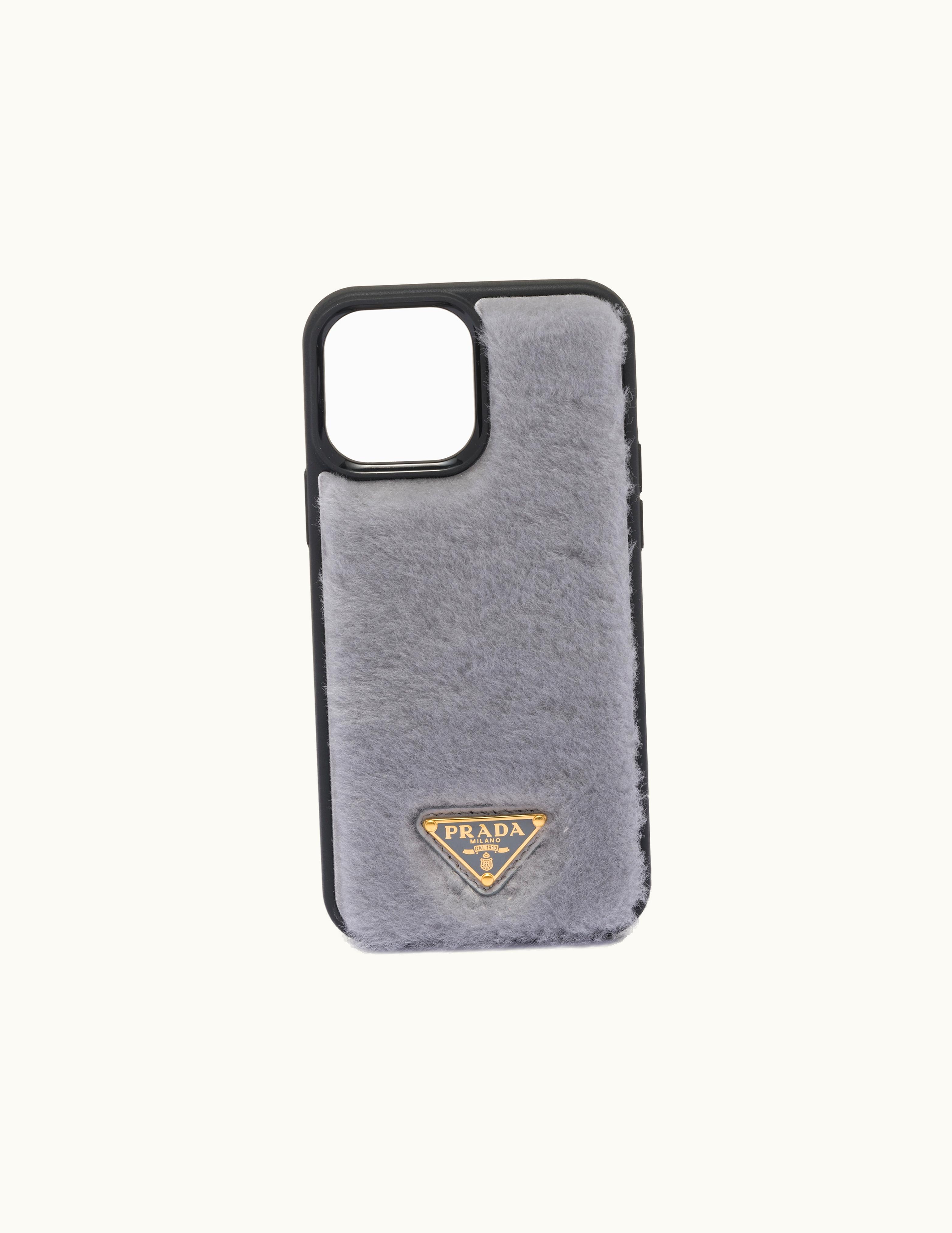 Prada Prada Shearling Cover For Iphone 13 Pro Max