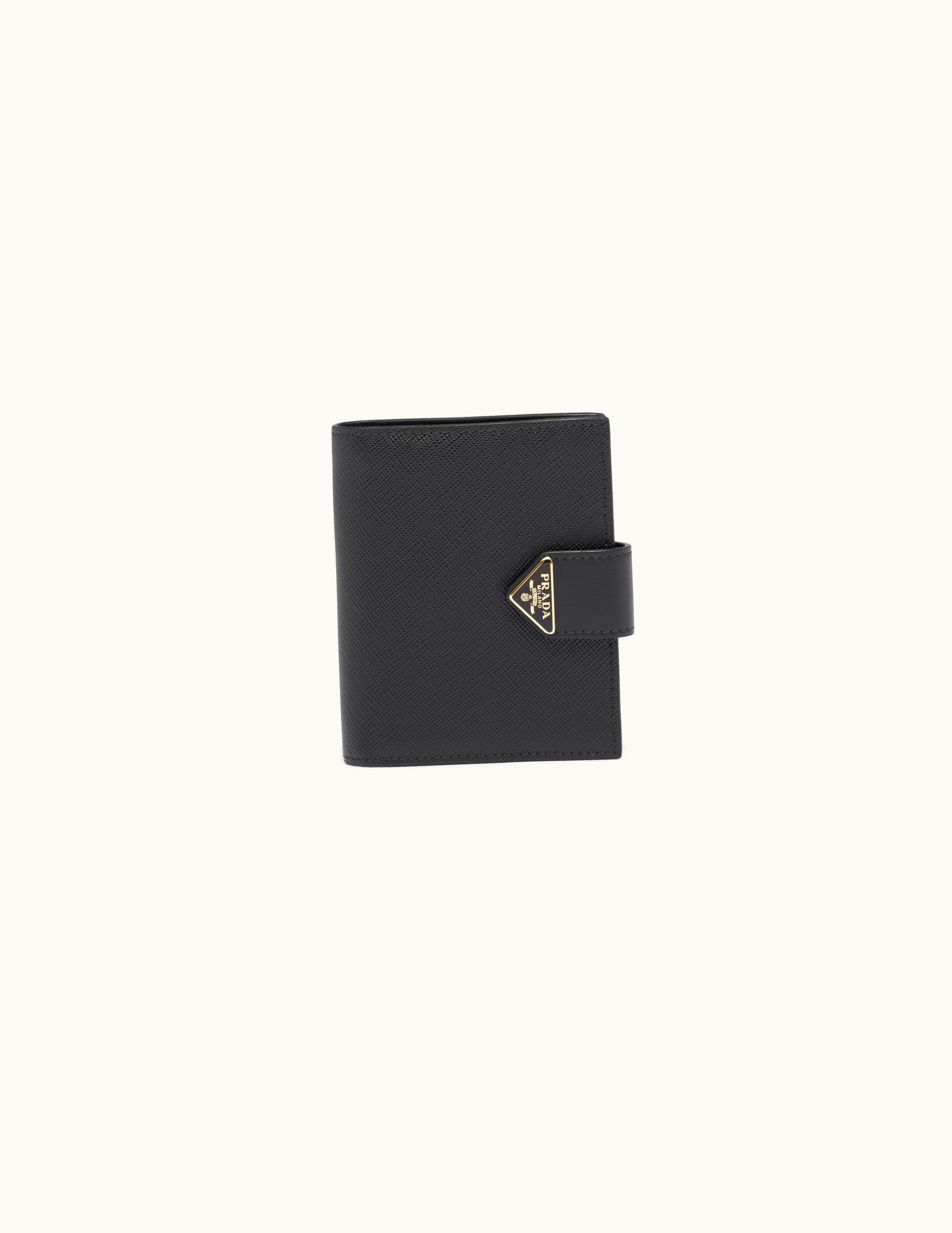 Prada Prada Small Saffiano And Leather Wallet UZ0156205