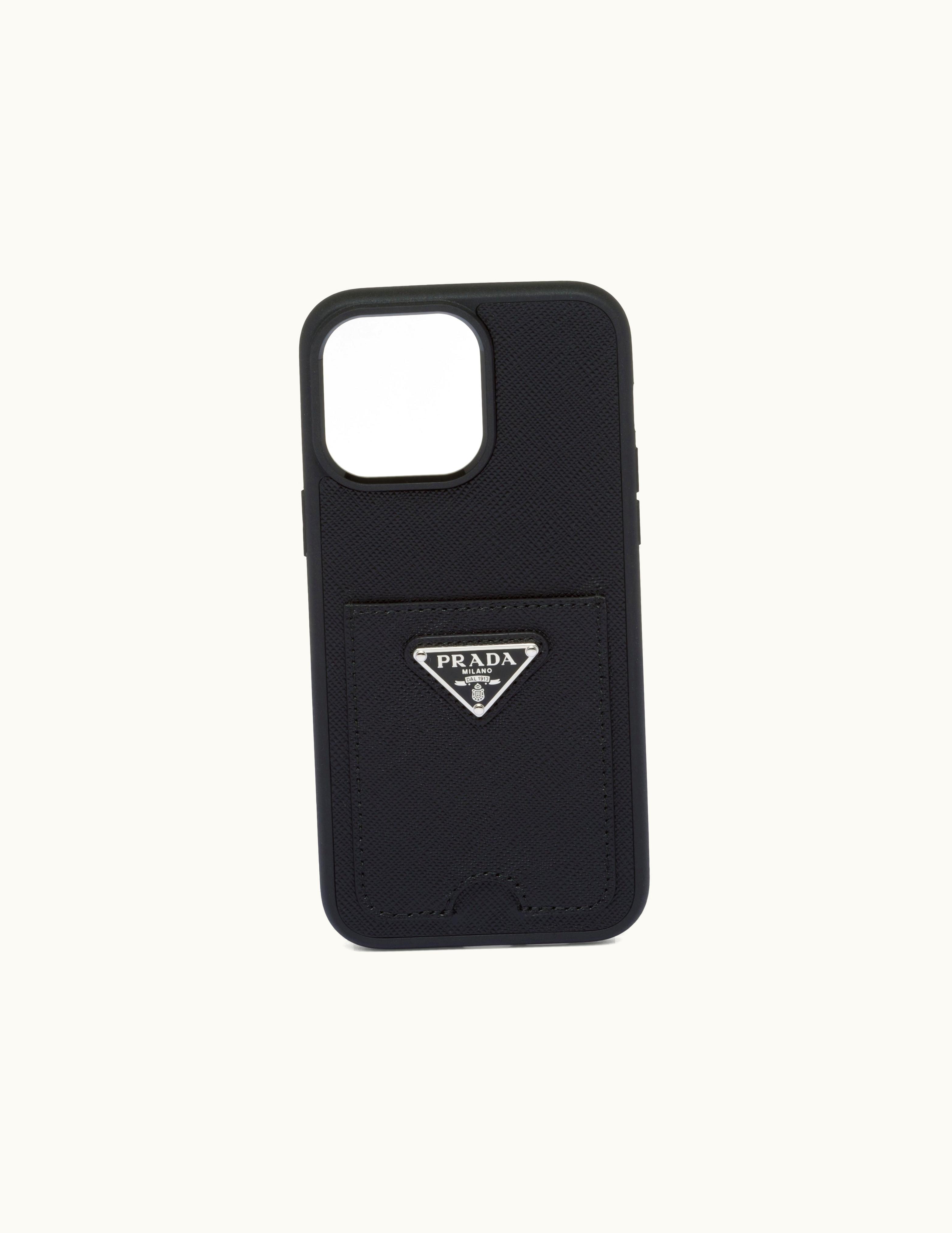 Prada Prada Saffiano Leather Cover For Iphone 14 Pro Max UZ0156229