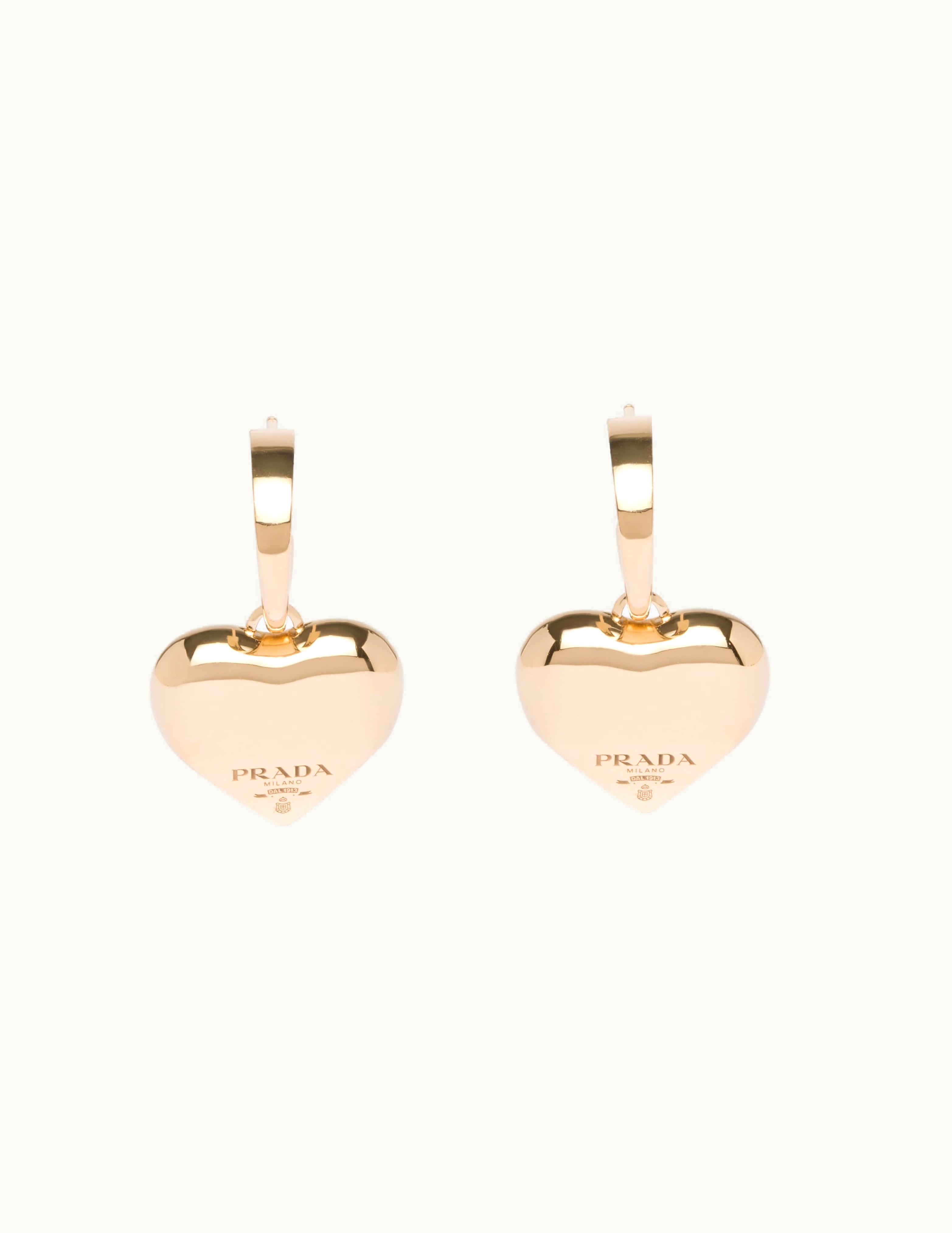 Prada Prada Eternal Gold Small Drop Earrings In Yellow Gold