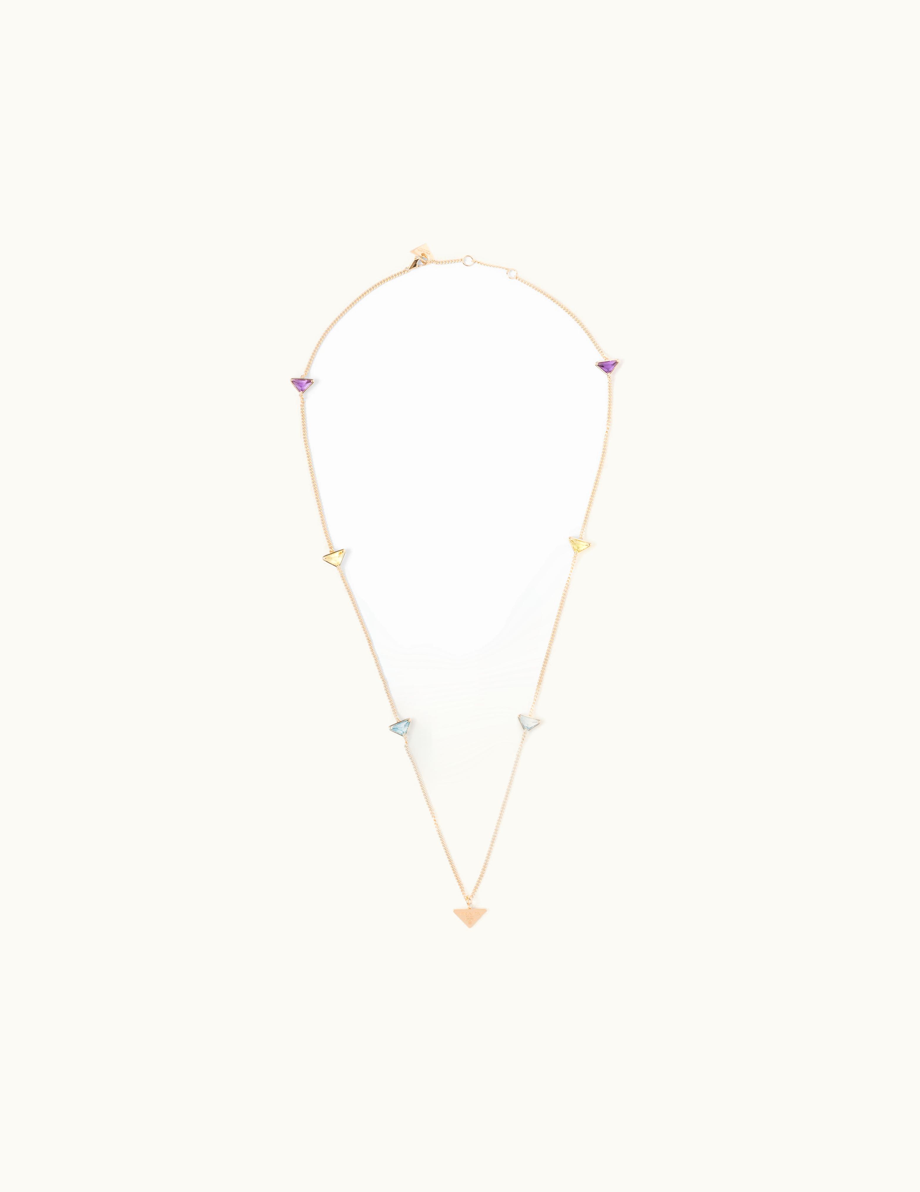 Prada Prada Eternal Gold Necklace In Yellow Gold With Semi-Precious Stones