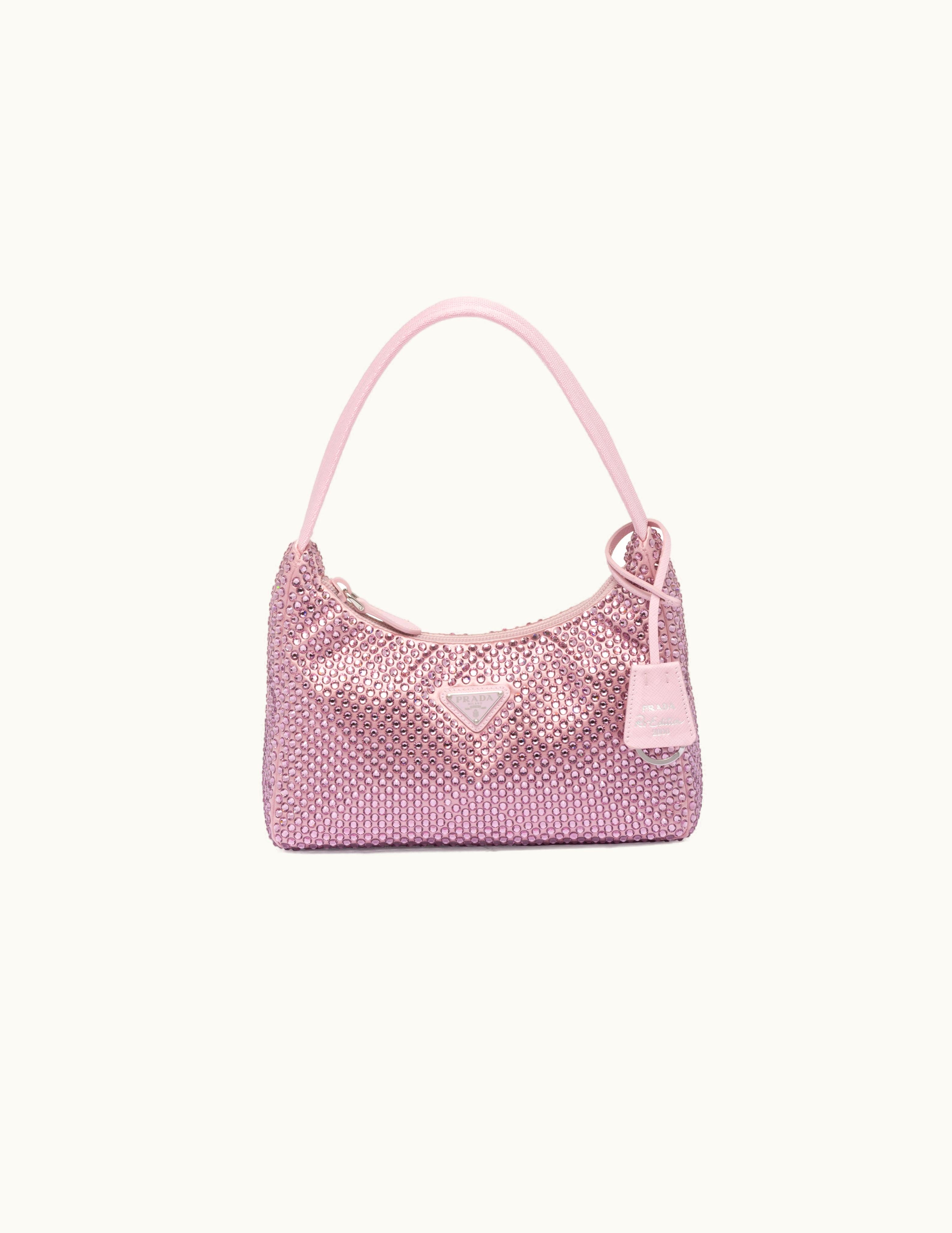 Prada Satin Mini-Bag With Crystals