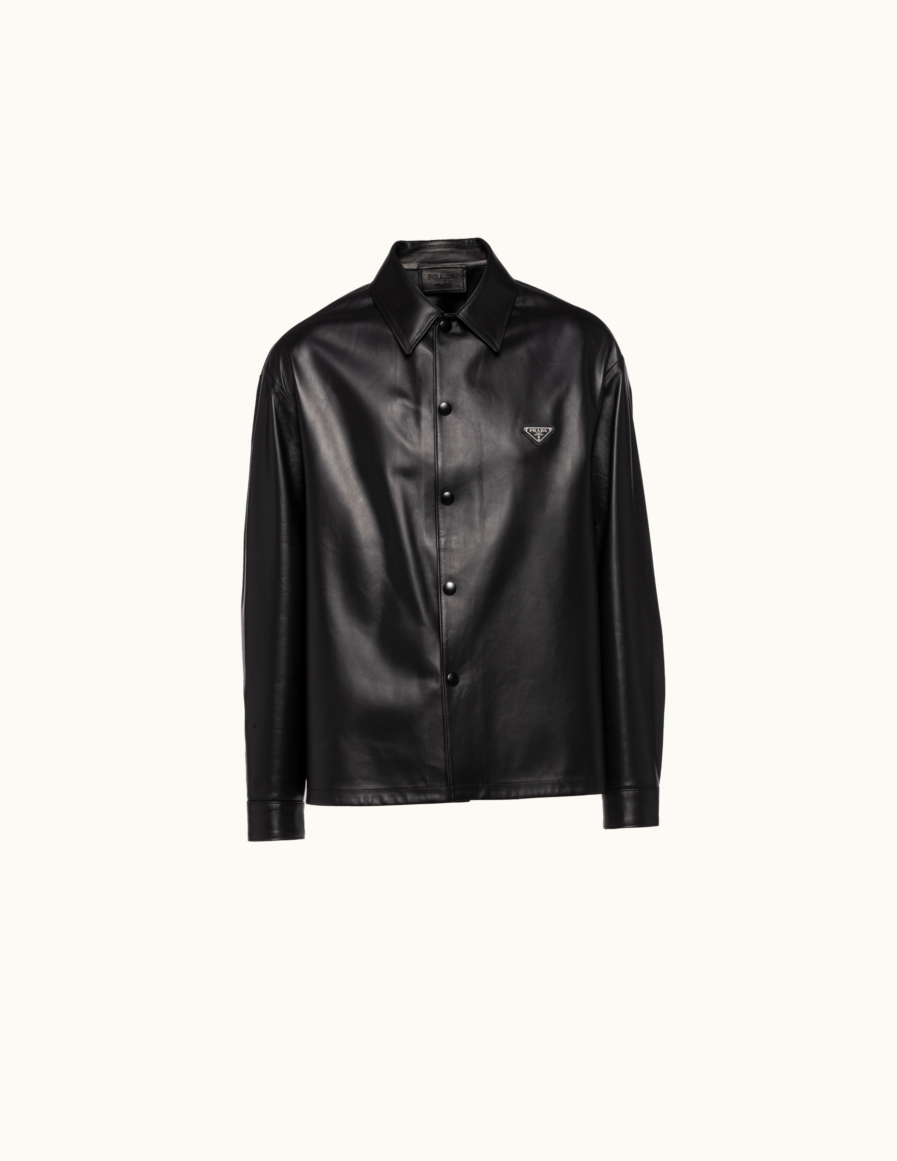 Prada Prada Nappa Leather Shirt UZ0156332