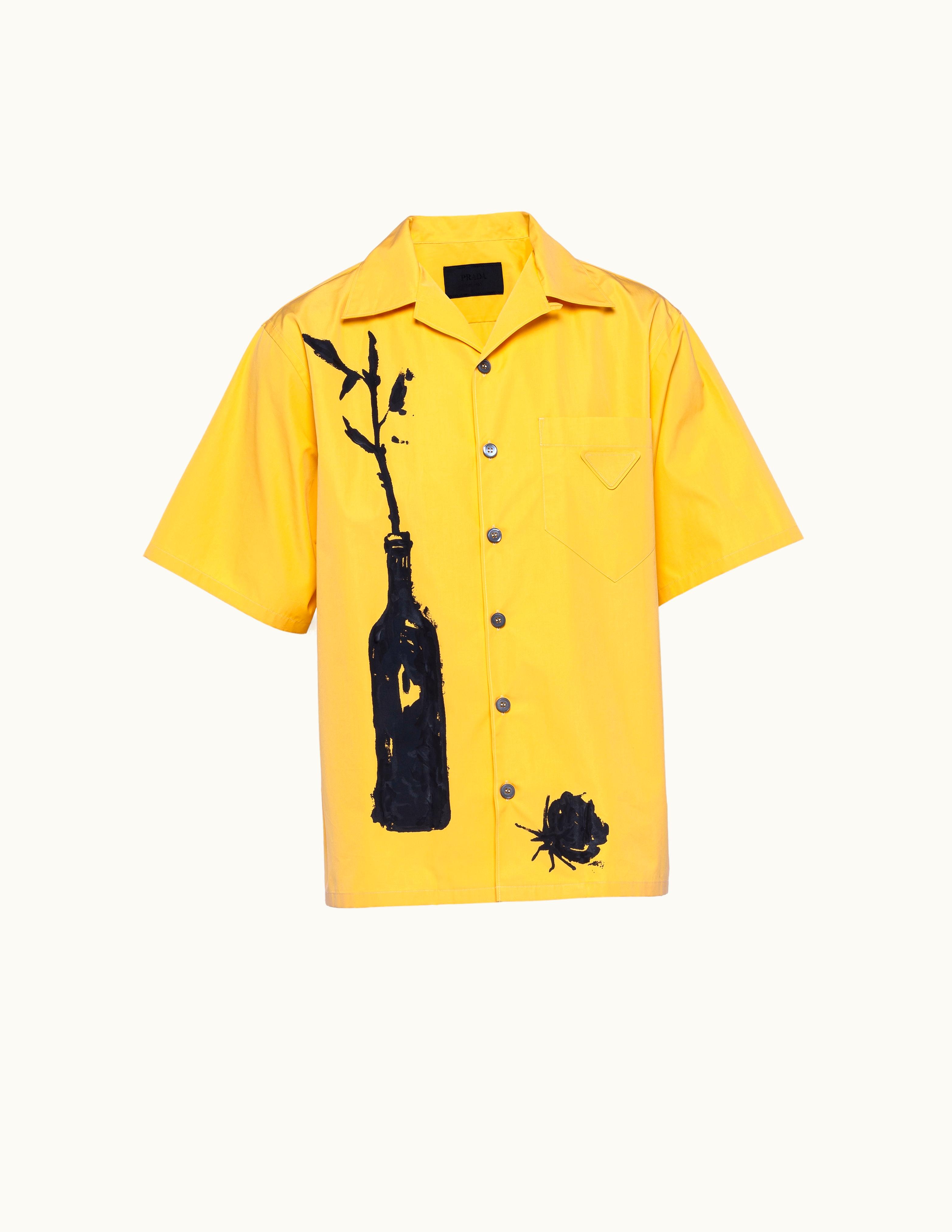 Prada Prada Short-Sleeved Cotton Shirt UZ0156336