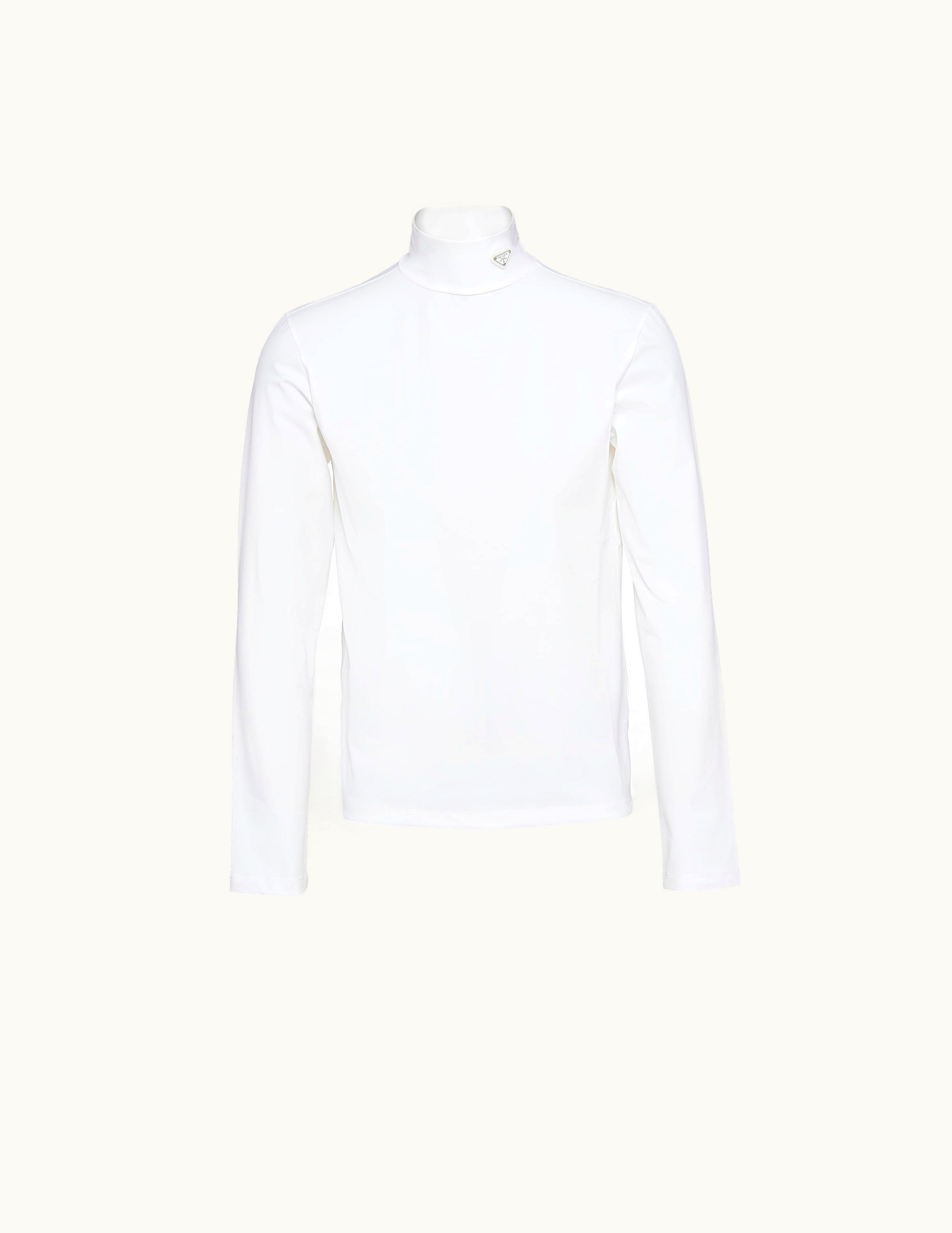 Prada Prada Stretch Cotton Turtleneck UZ0156338