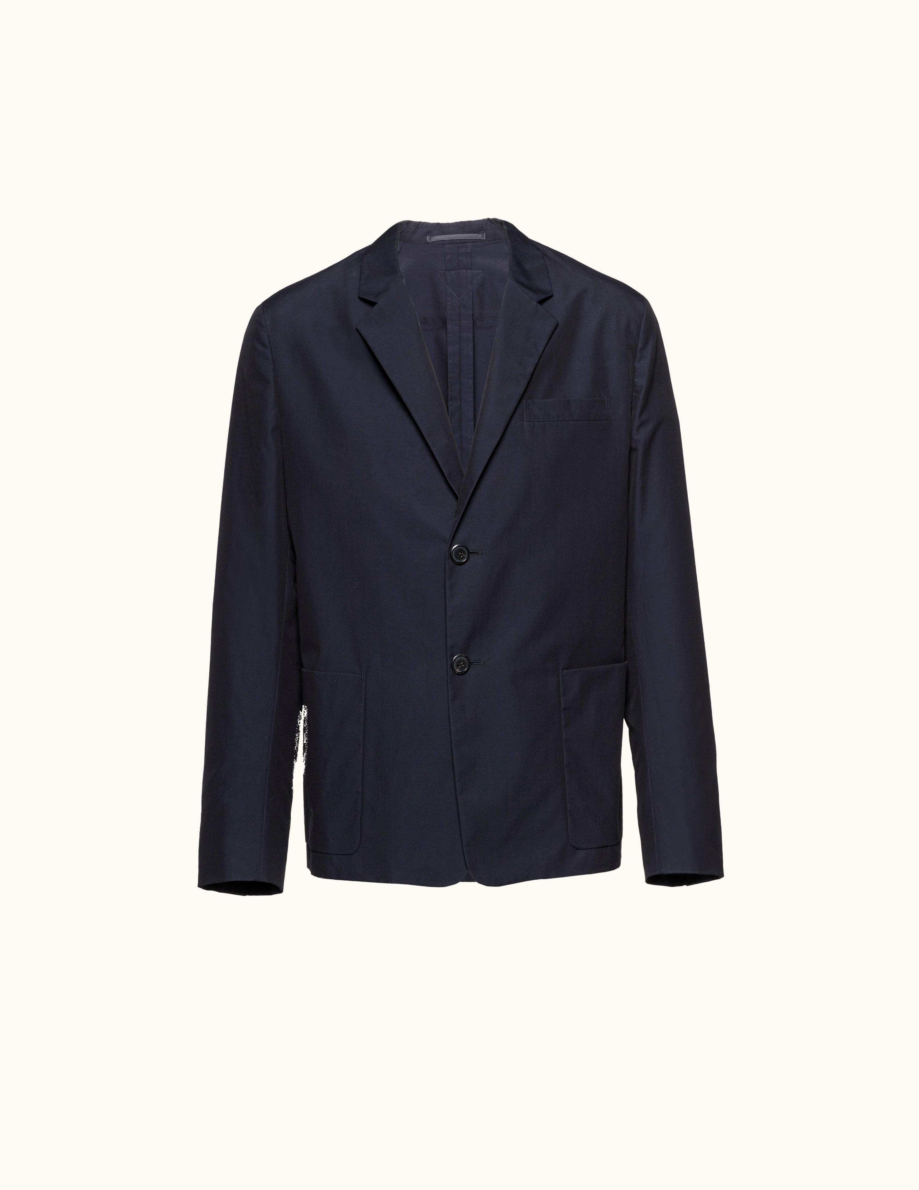 Prada Prada Single-Breasted Cotton Jacket