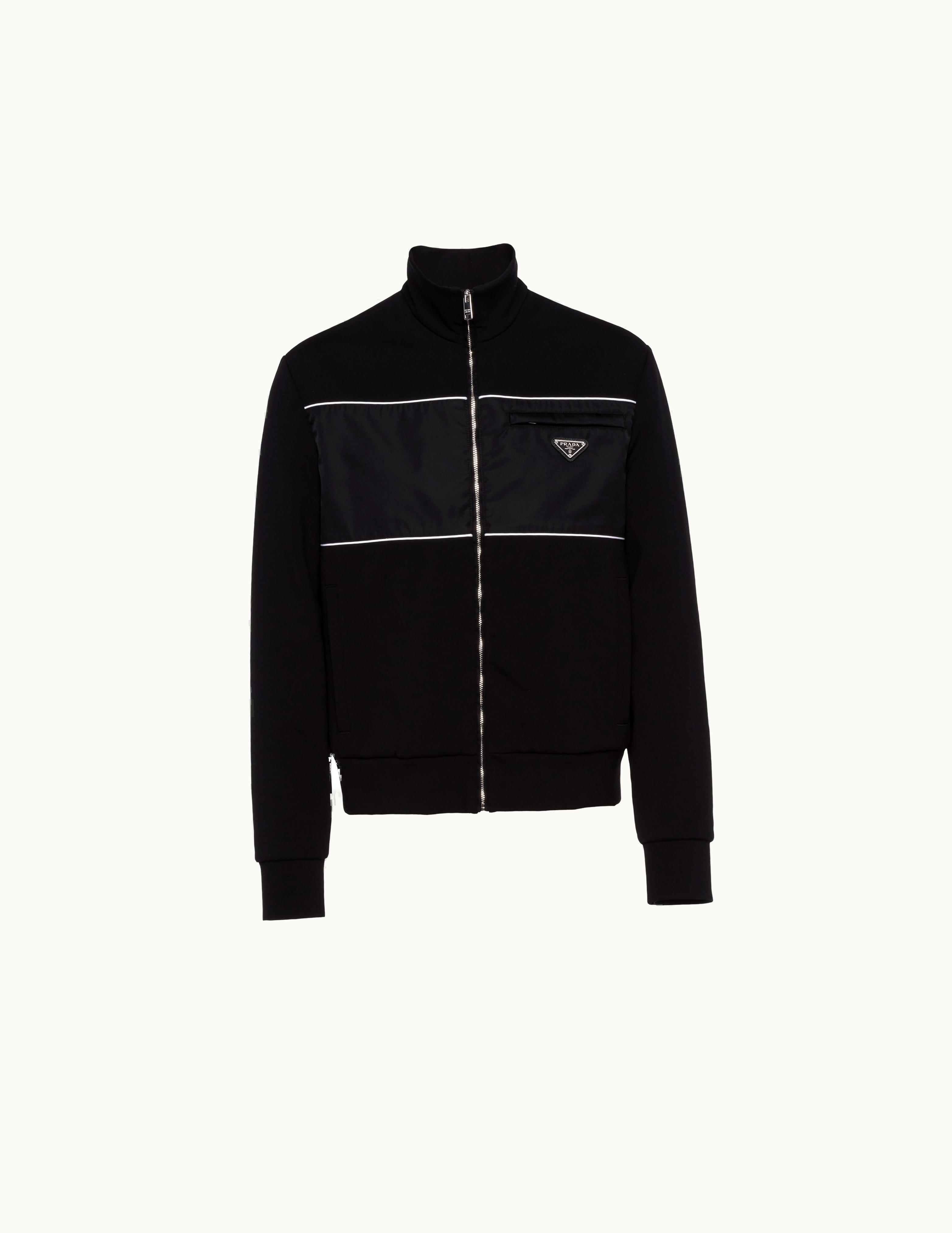 Prada Prada Sweatshirt With Re-Nylon Details