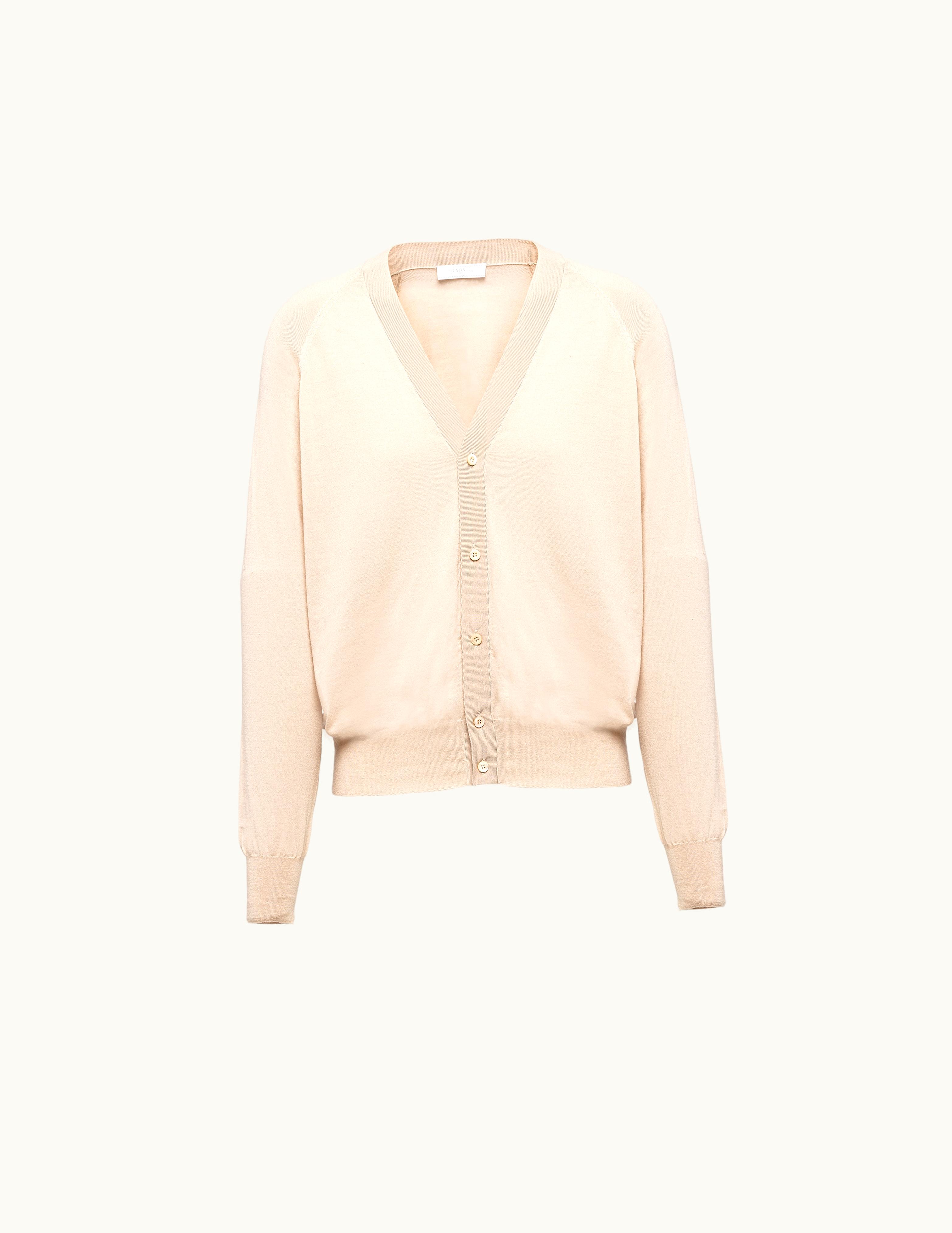Prada Prada Worsted-Wool Cardigan