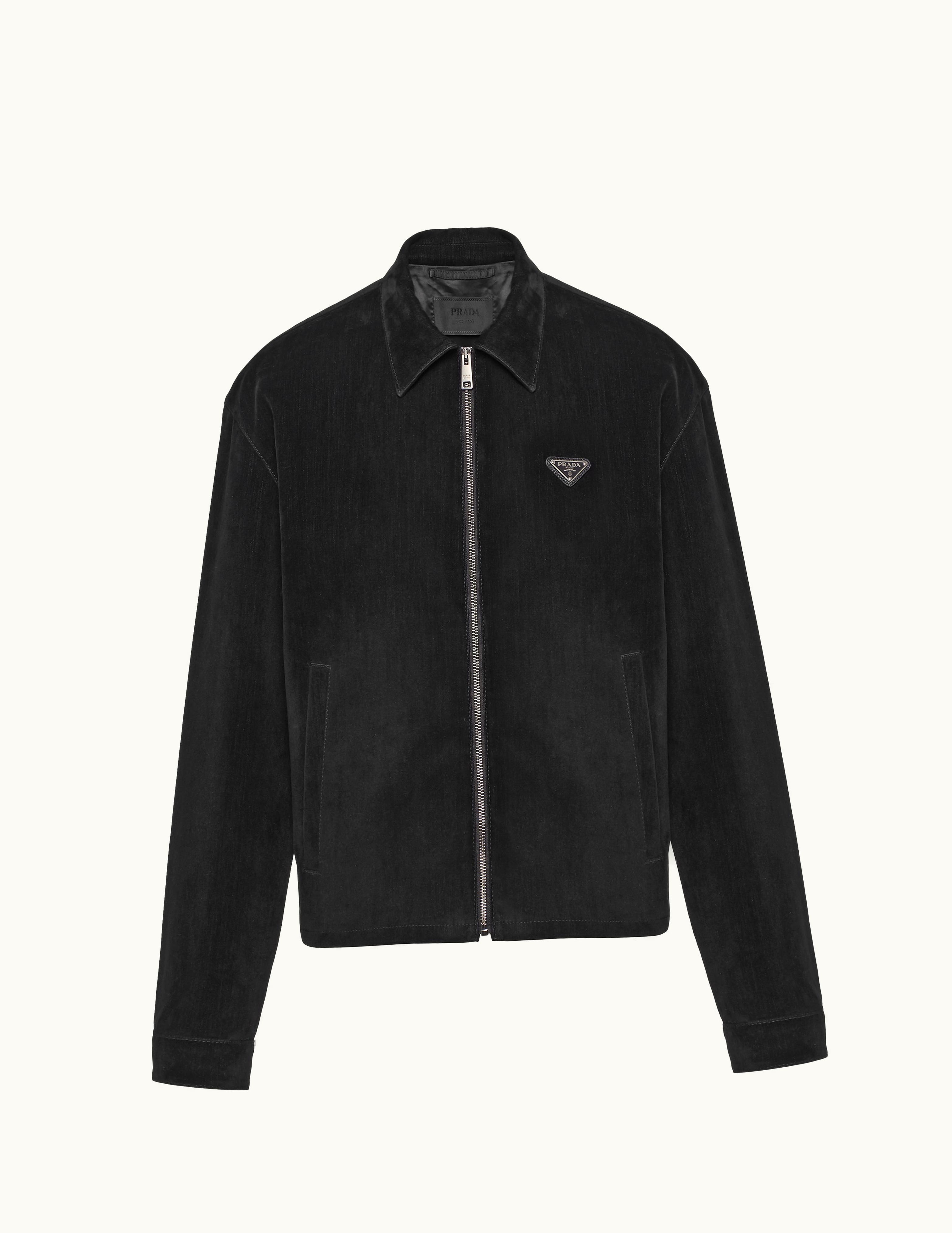 Prada Prada Cotton Velvet Blouson Jacket UZ0156379