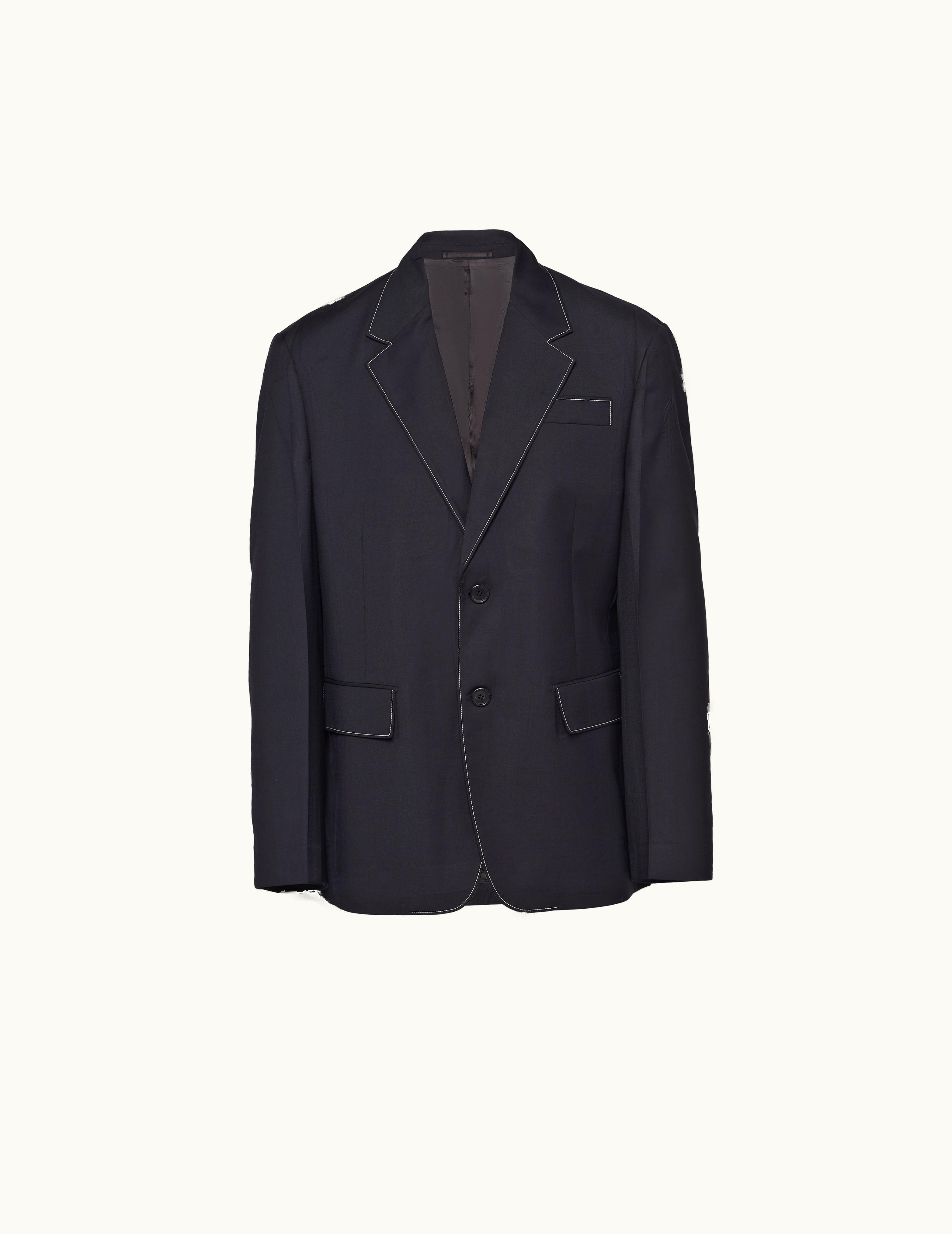 Prada Prada Single-Breasted Wool Jacket UZ0156391