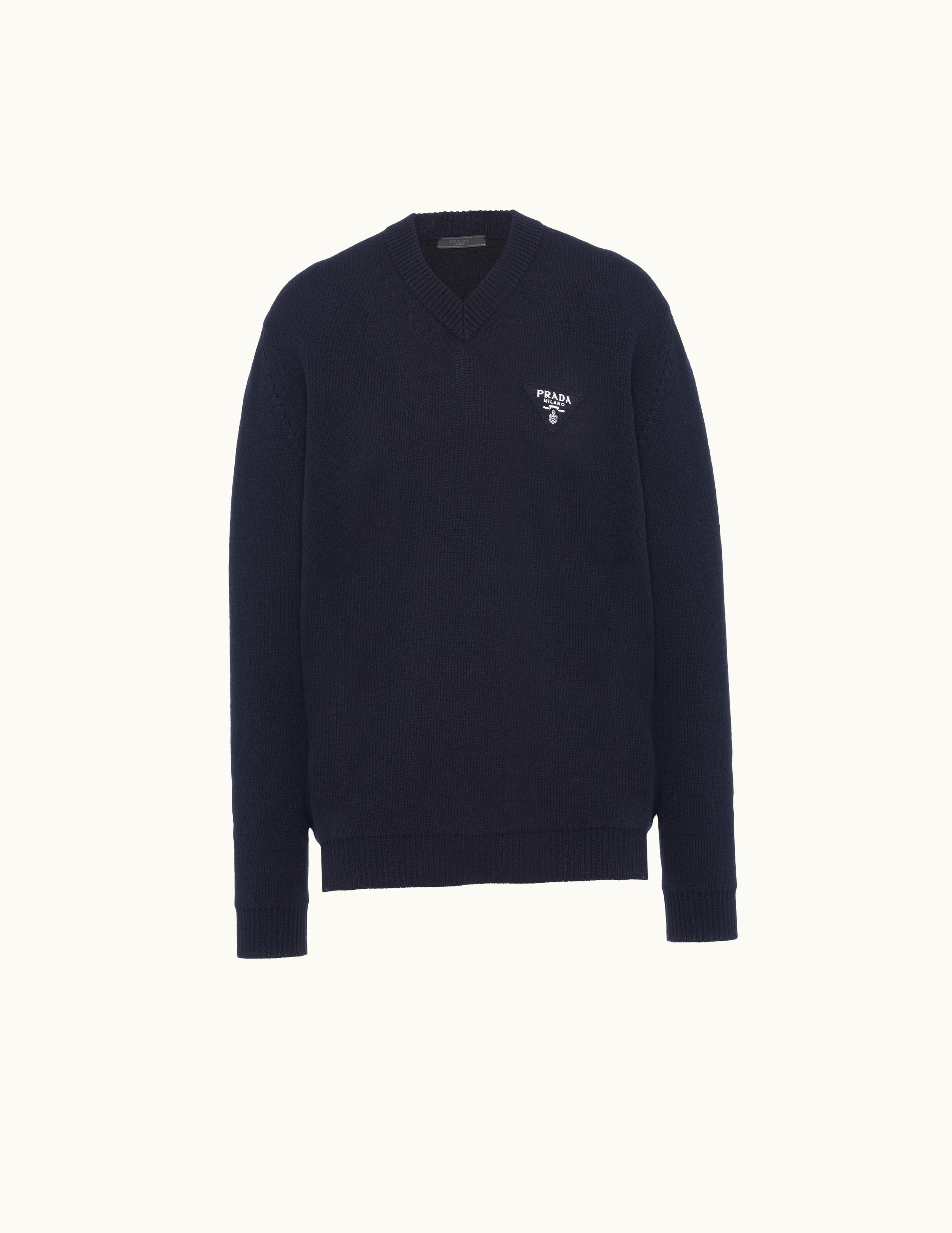 Prada Prada Cashmere V-Neck Sweater