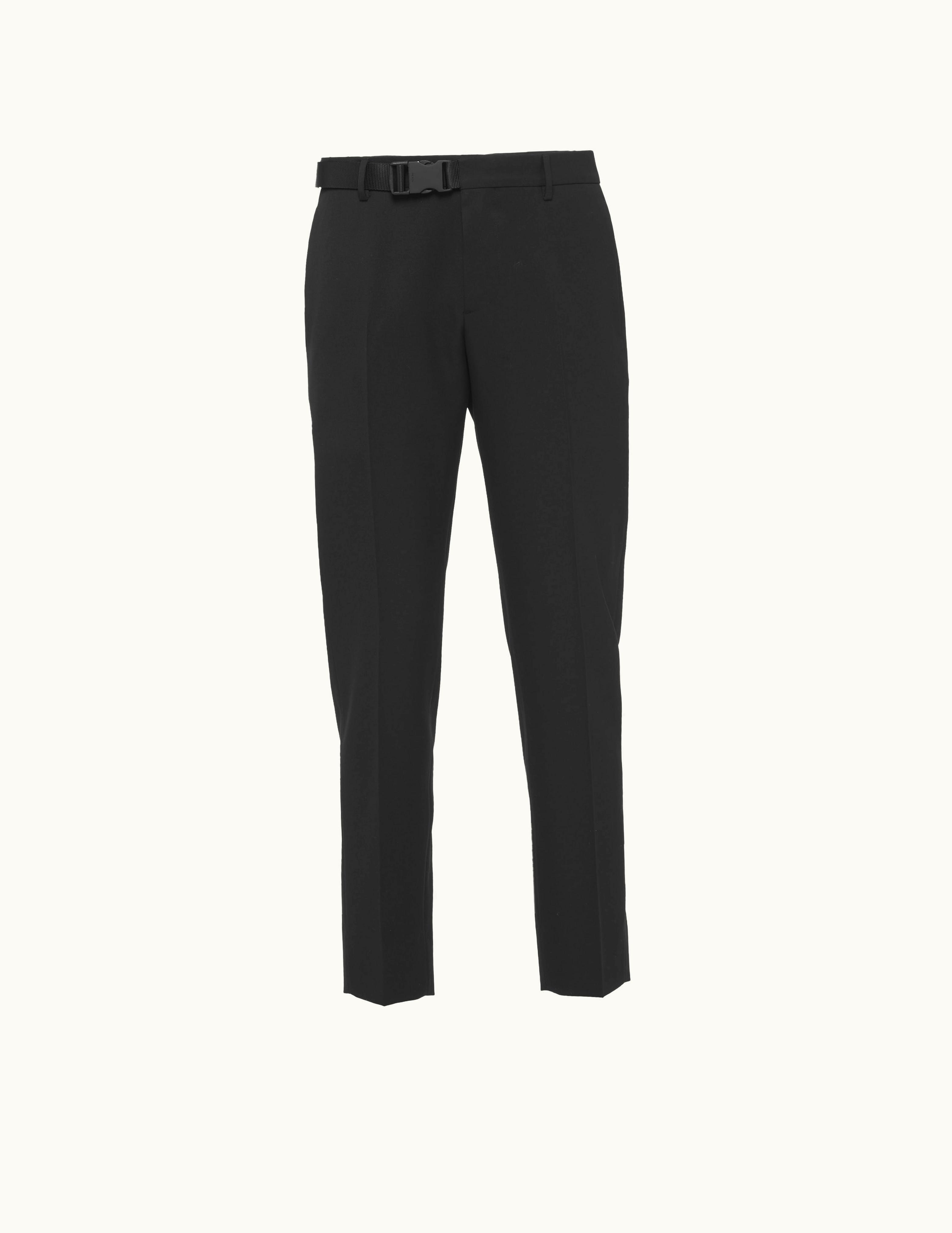 Prada Prada Wool Gabardine Pants UZ0156492
