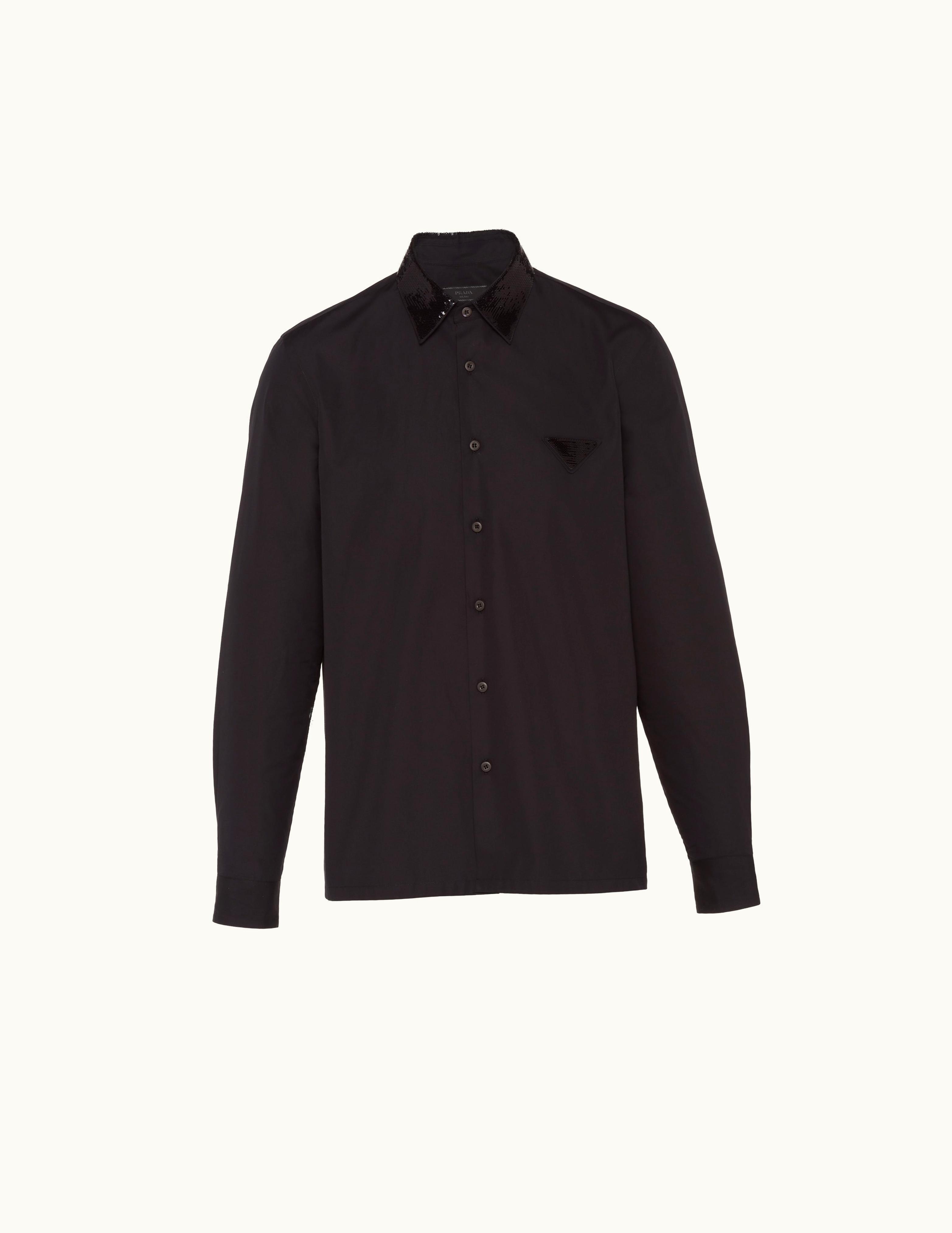 Prada Prada Sequined Cotton Shirt