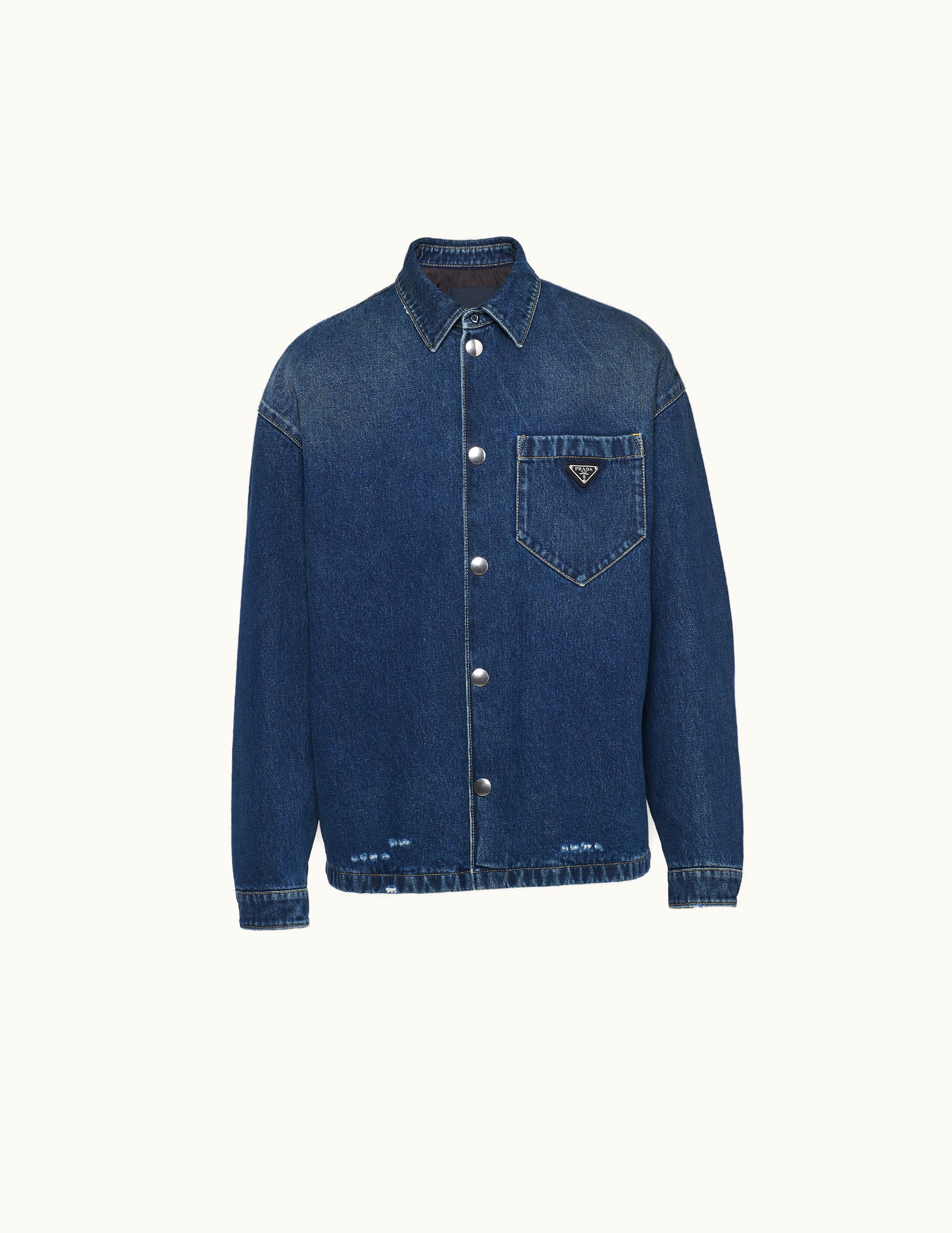 Prada Prada Padded Denim Shirt