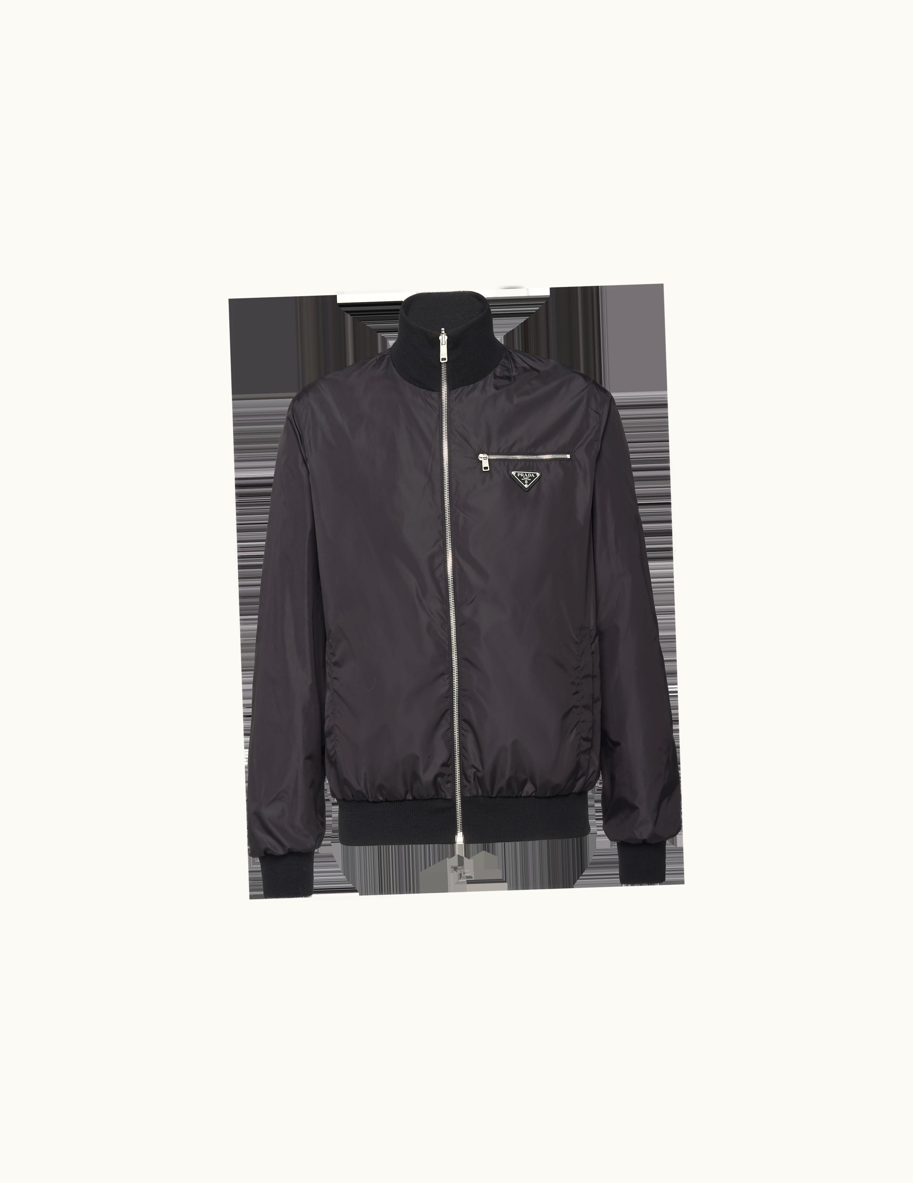 Prada Prada Reversible Wool And Nylon Jacket