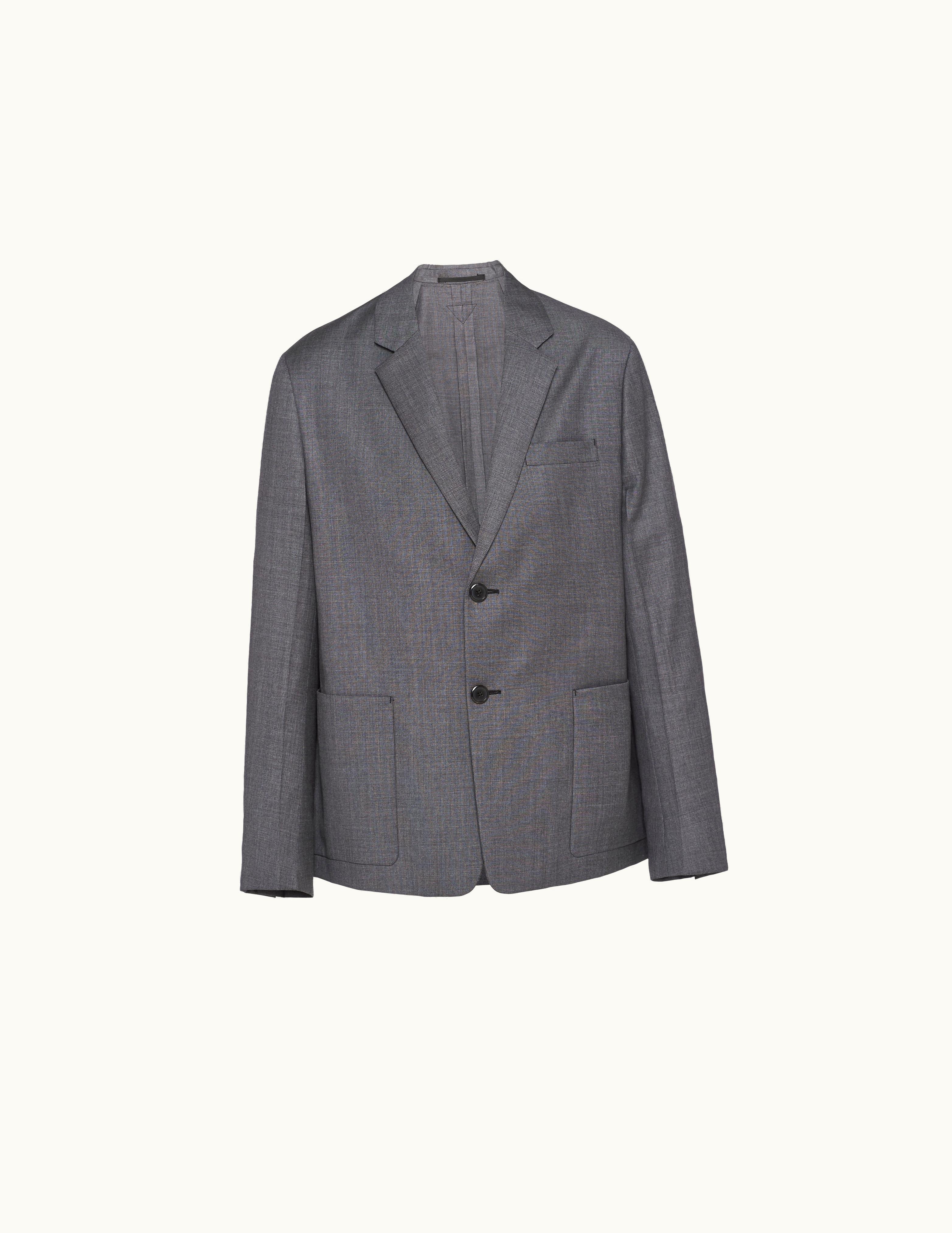 Prada Prada Single-Breasted Wool Jacket UZ0156536