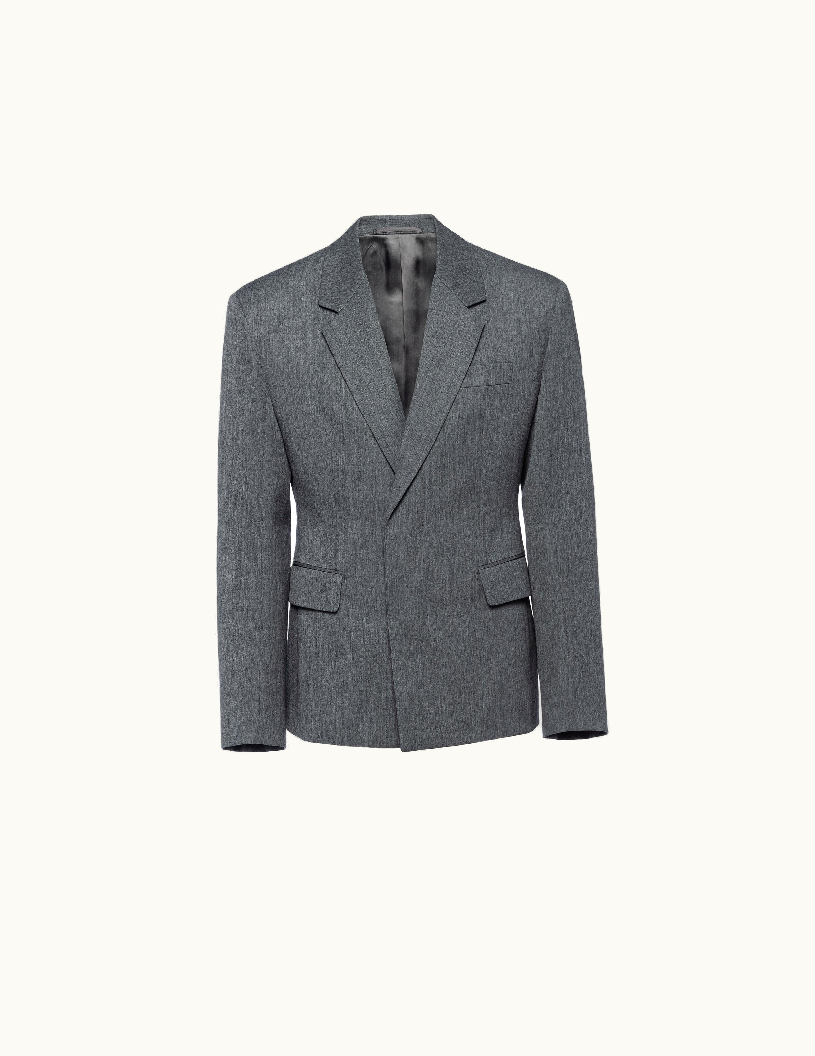 Prada Prada Single-Breasted Wool Jacket UZ0156543