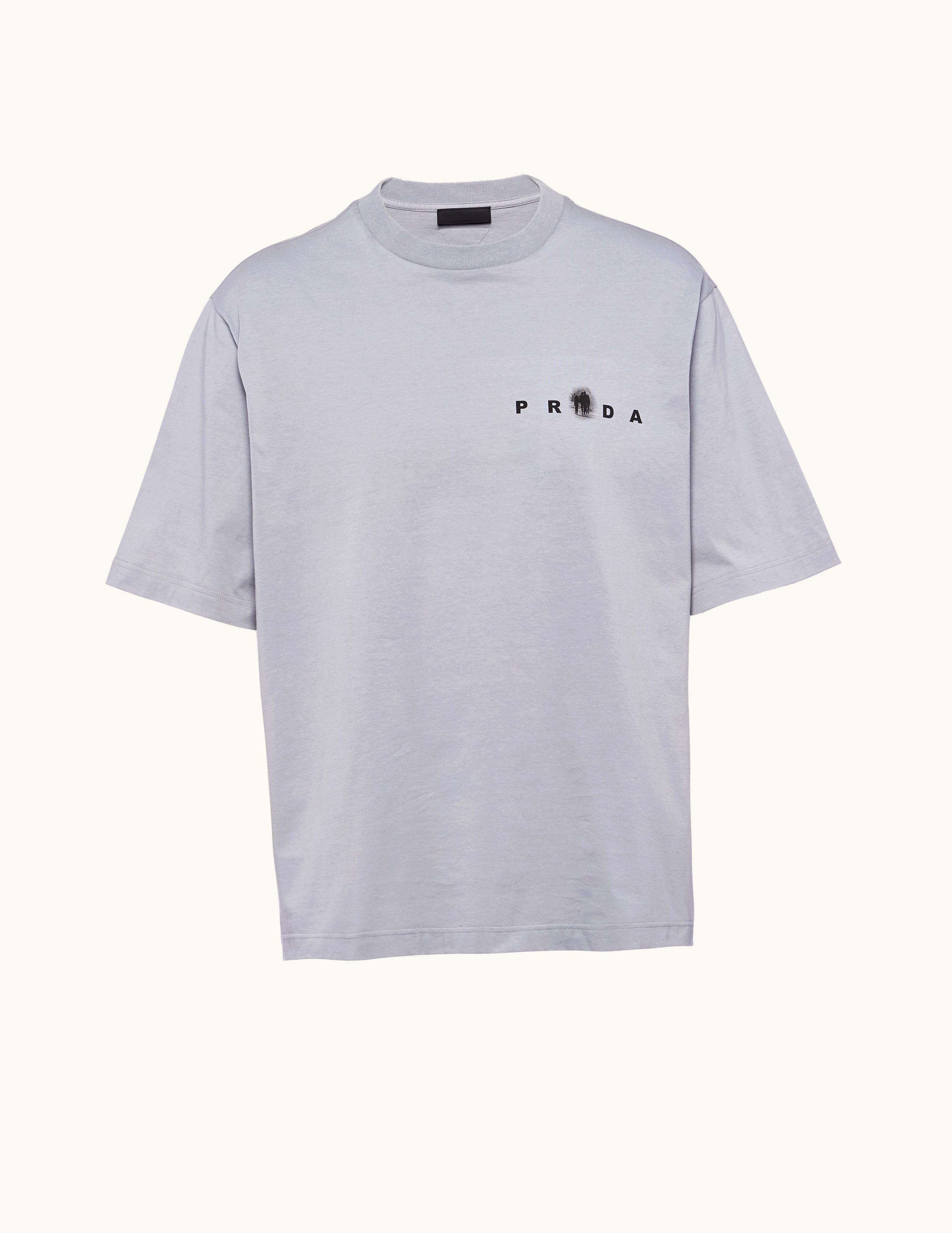 Prada Prada Printed Cotton T-Shirt UZ0156546