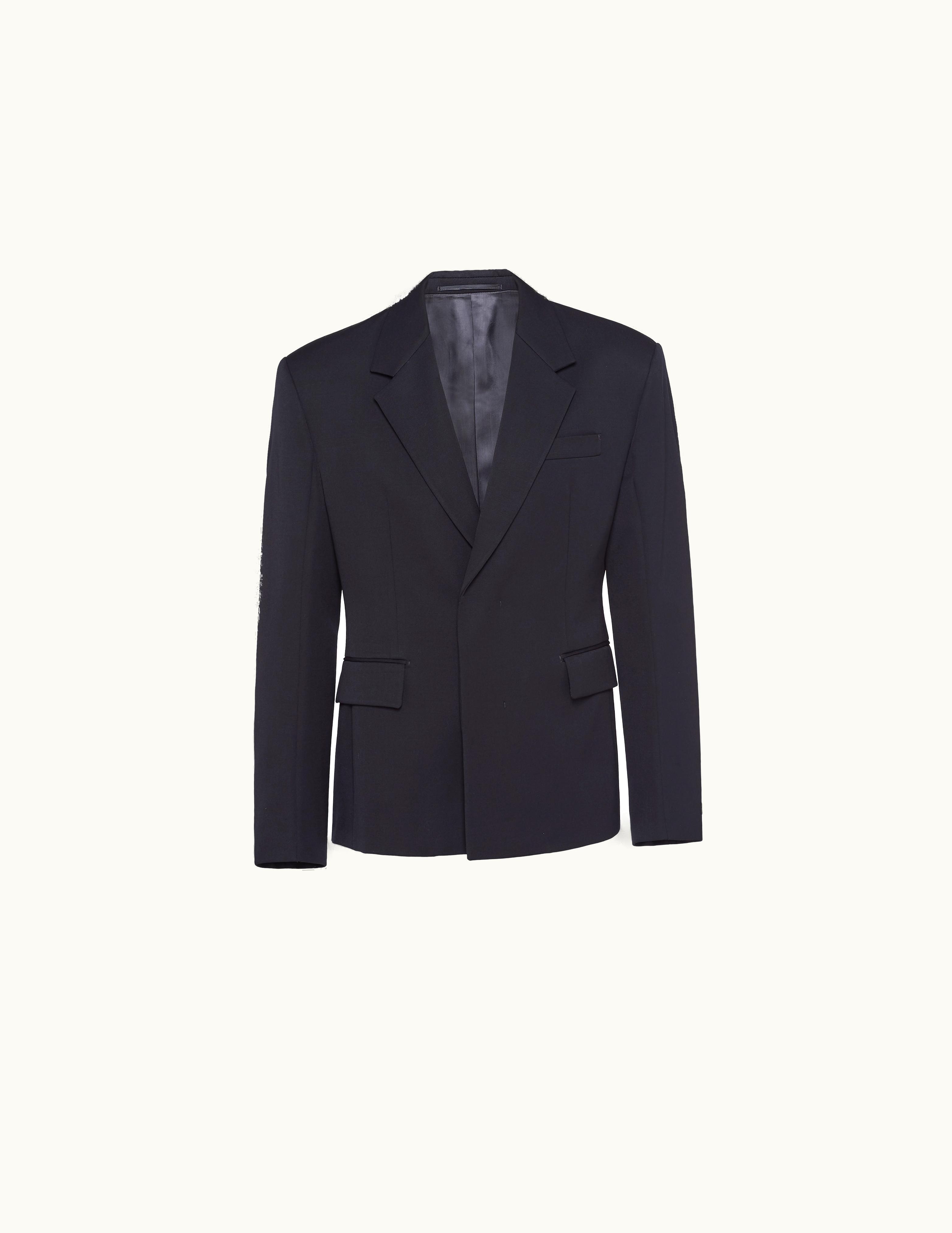 Prada Prada Single-Breasted Wool Jacket UZ0156548