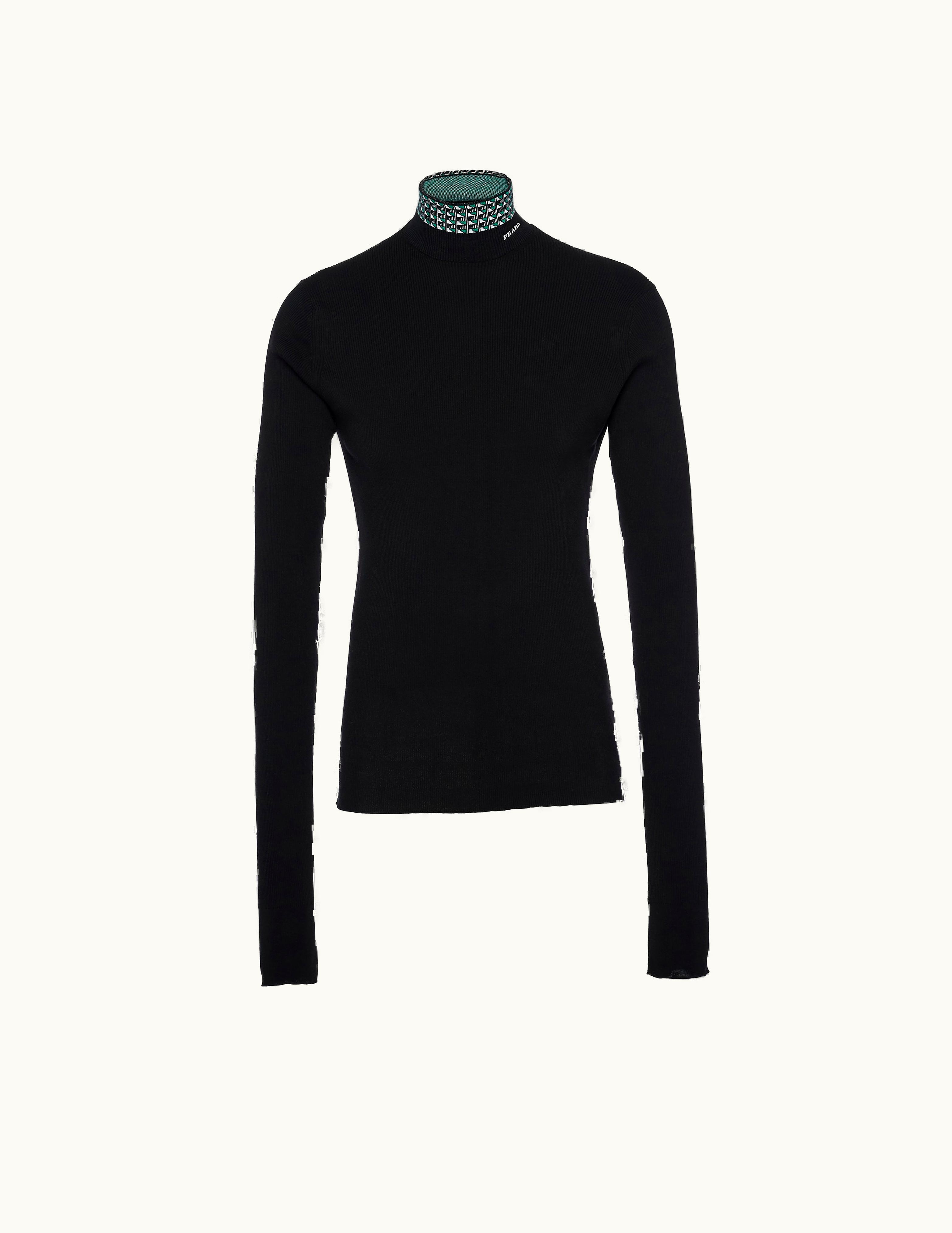 Prada Prada Cotton Turtleneck Sweater UZ0156573