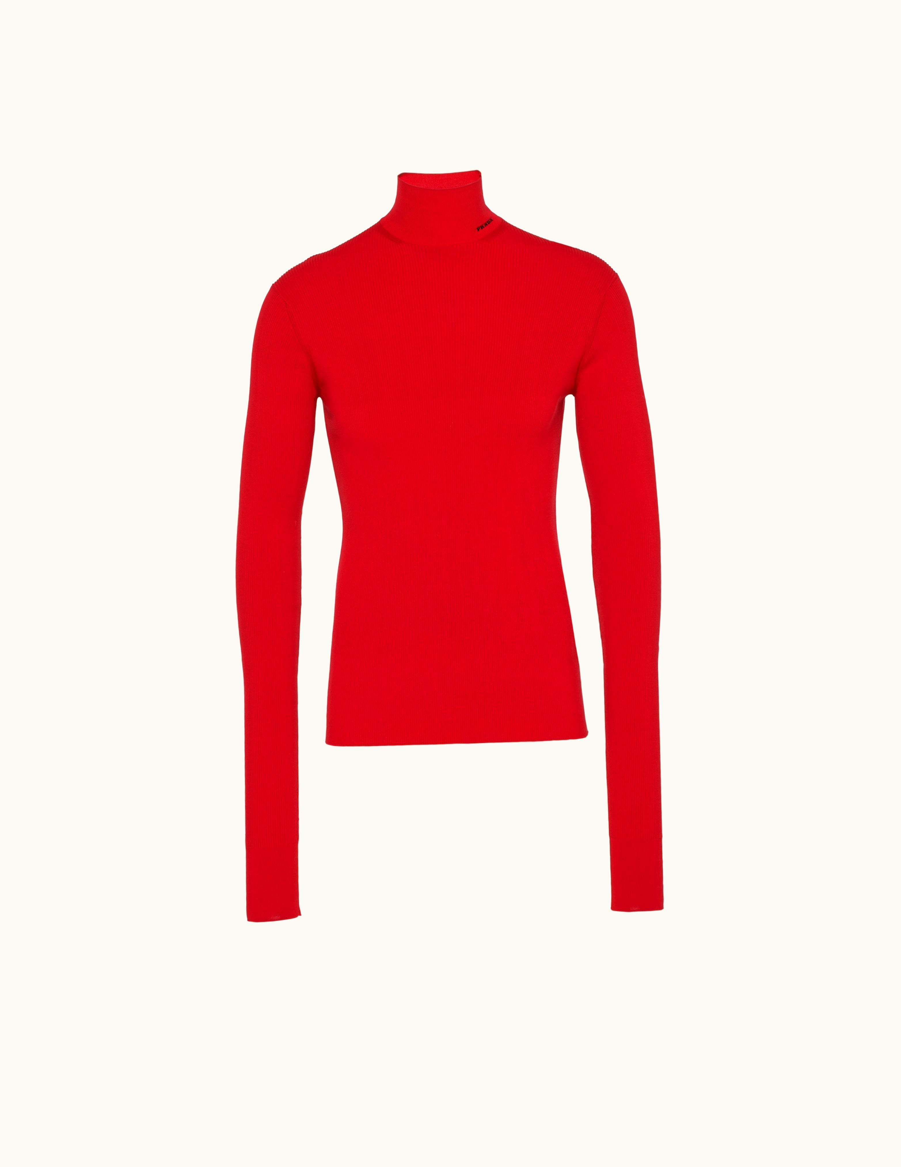 Prada Prada Cotton Turtleneck Sweater UZ0156606