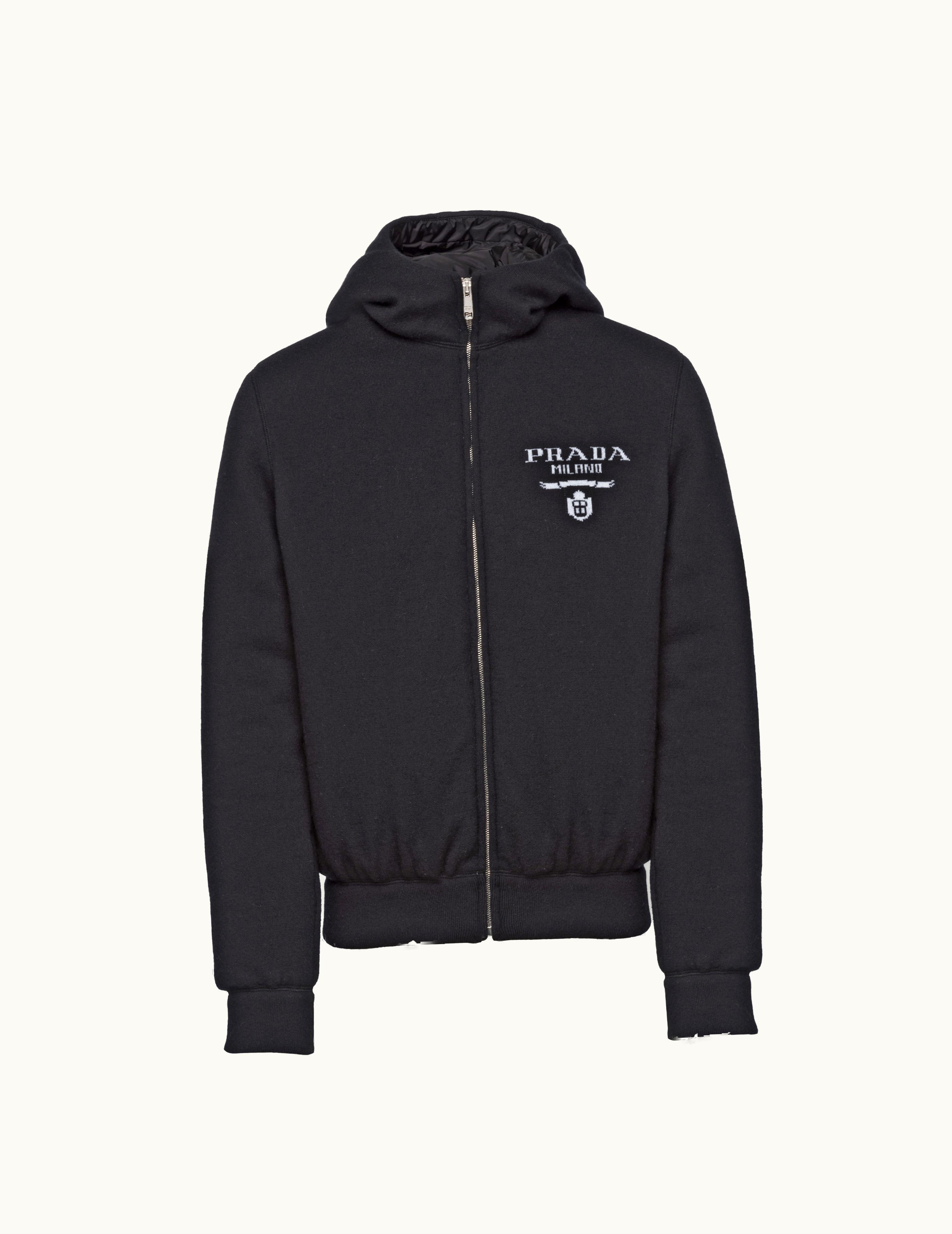 Prada Prada Cropped Cashmere Down Jacket