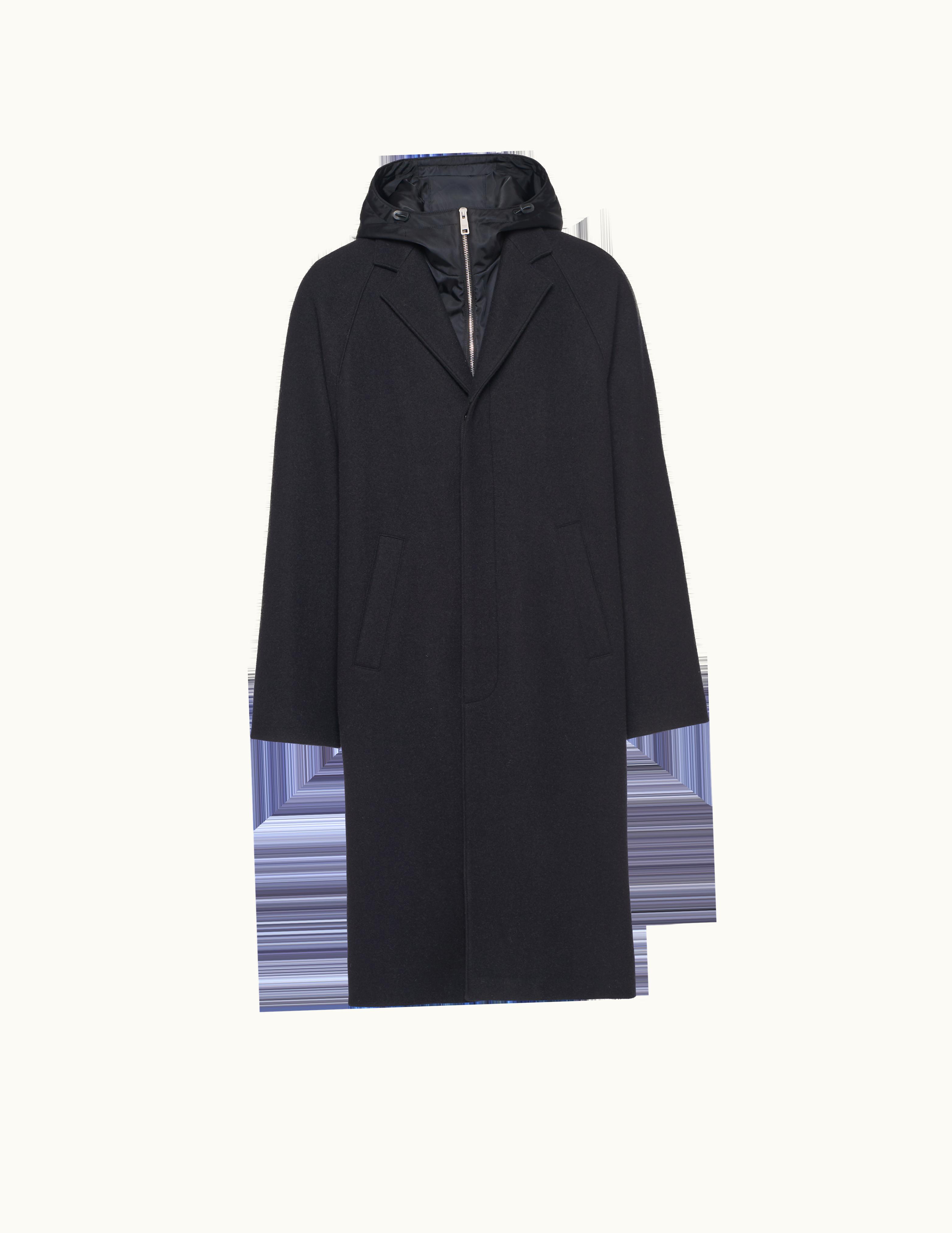 Prada Prada Wool Blend Coat