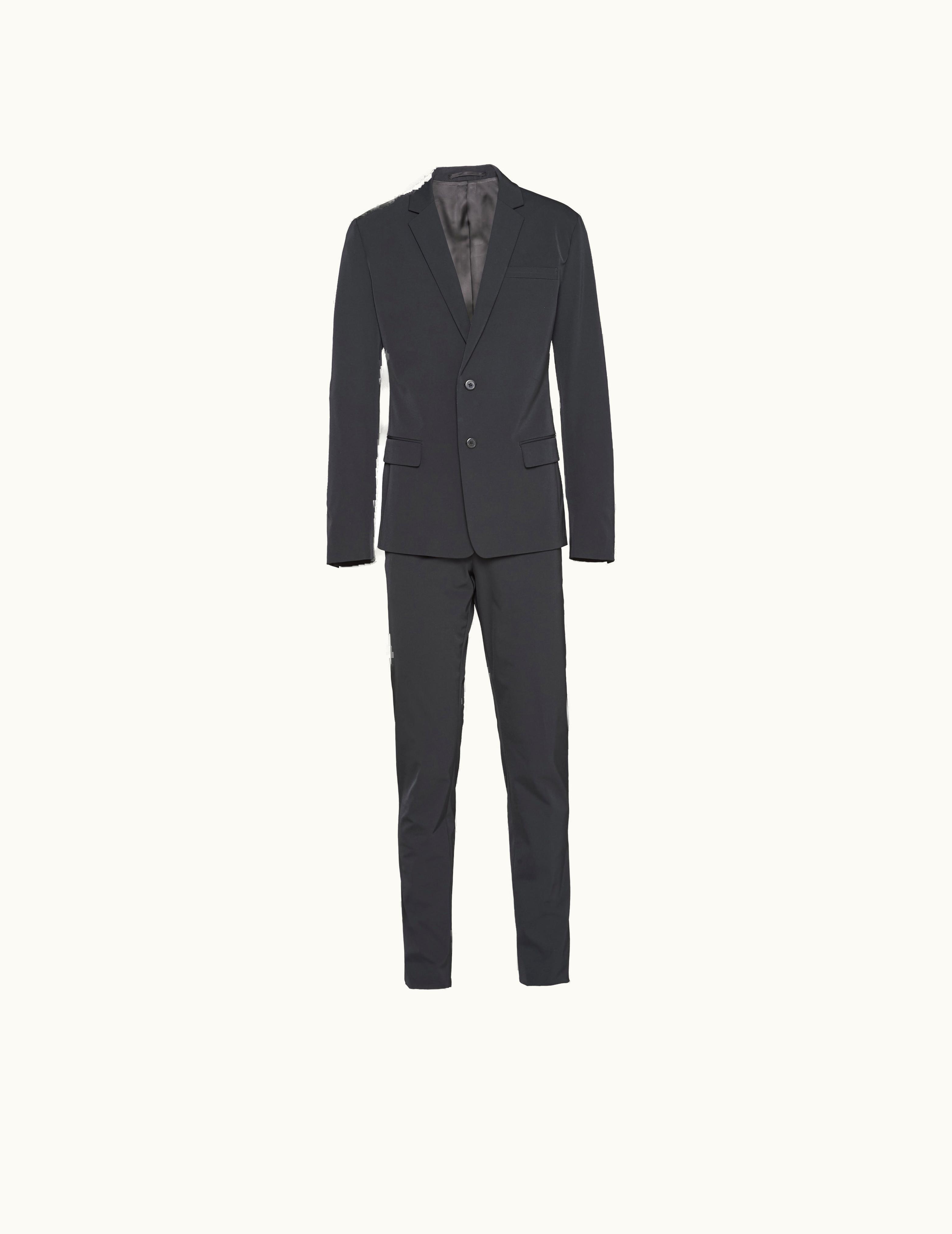 Prada Prada Single-Breasted Techno Stretch Suit