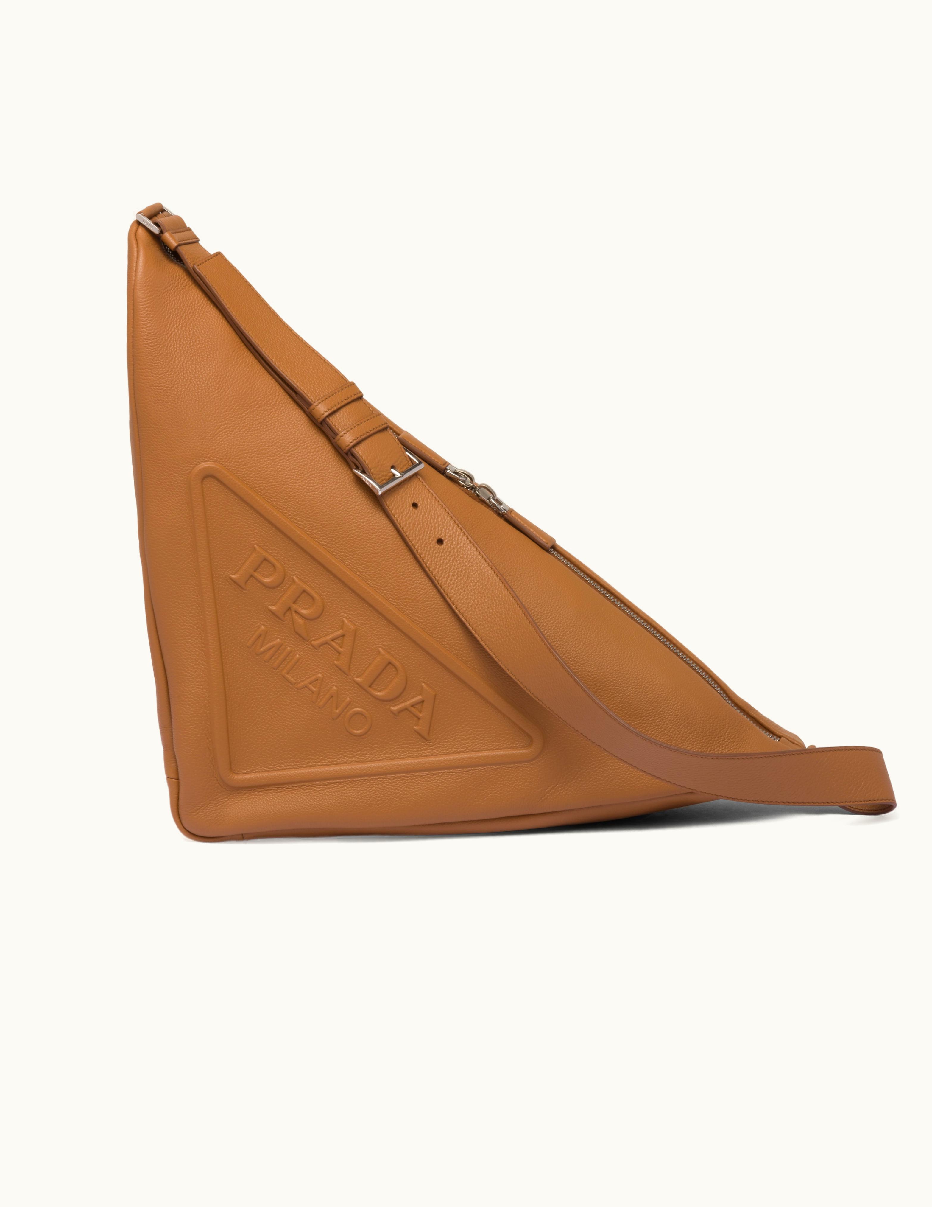 Prada Prada Large Leather Prada Triangle Bag UZ0156657